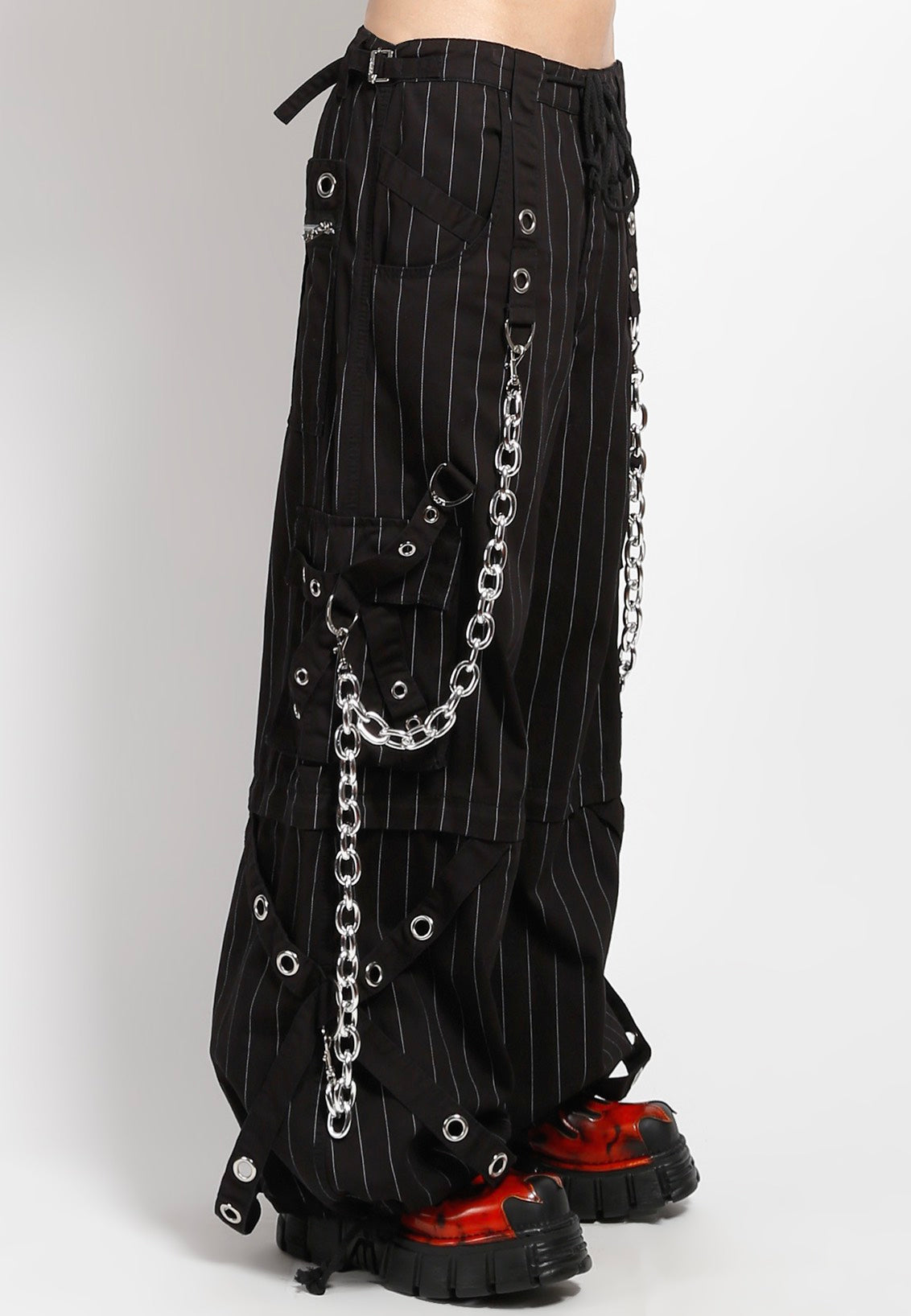 Tripp NYC - Power Chain Black/White Stripe - Pants | Men-Image