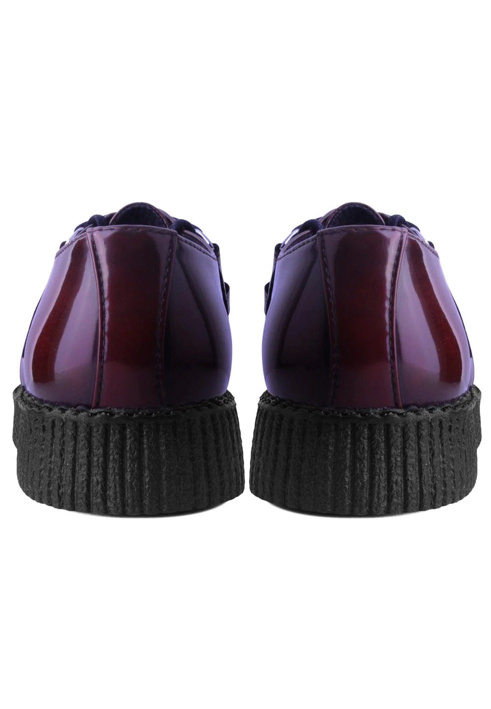 T.U.K. - Low Flex Round Toe Creeper Burgundy - Girl Shoes | Women-Image