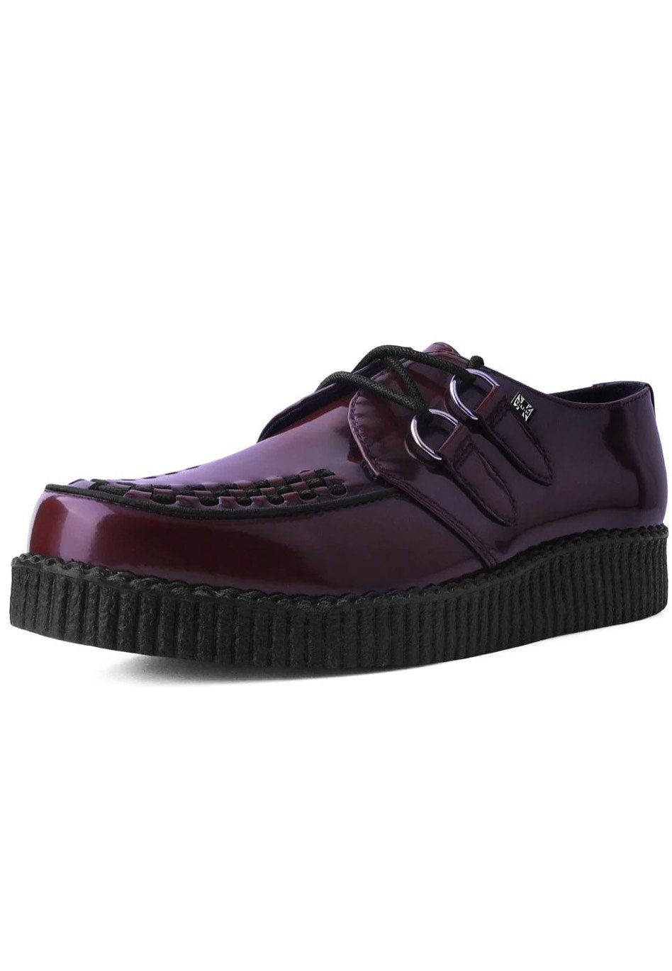 T.U.K. - Low Flex Round Toe Creeper Burgundy - Girl Shoes | Women-Image