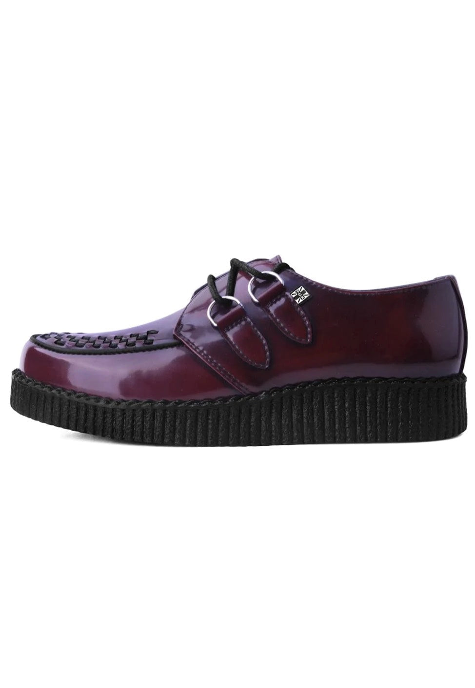 T.U.K. - Low Flex Round Toe Creeper Burgundy - Girl Shoes | Women-Image