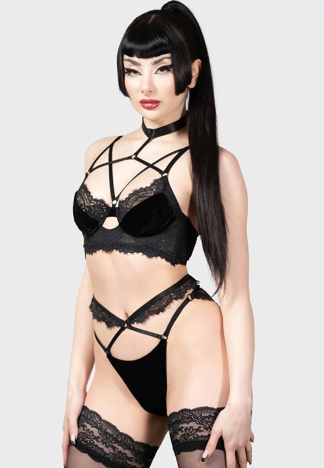 Killstar - Affinity Bondage Black - Panties | Women-Image