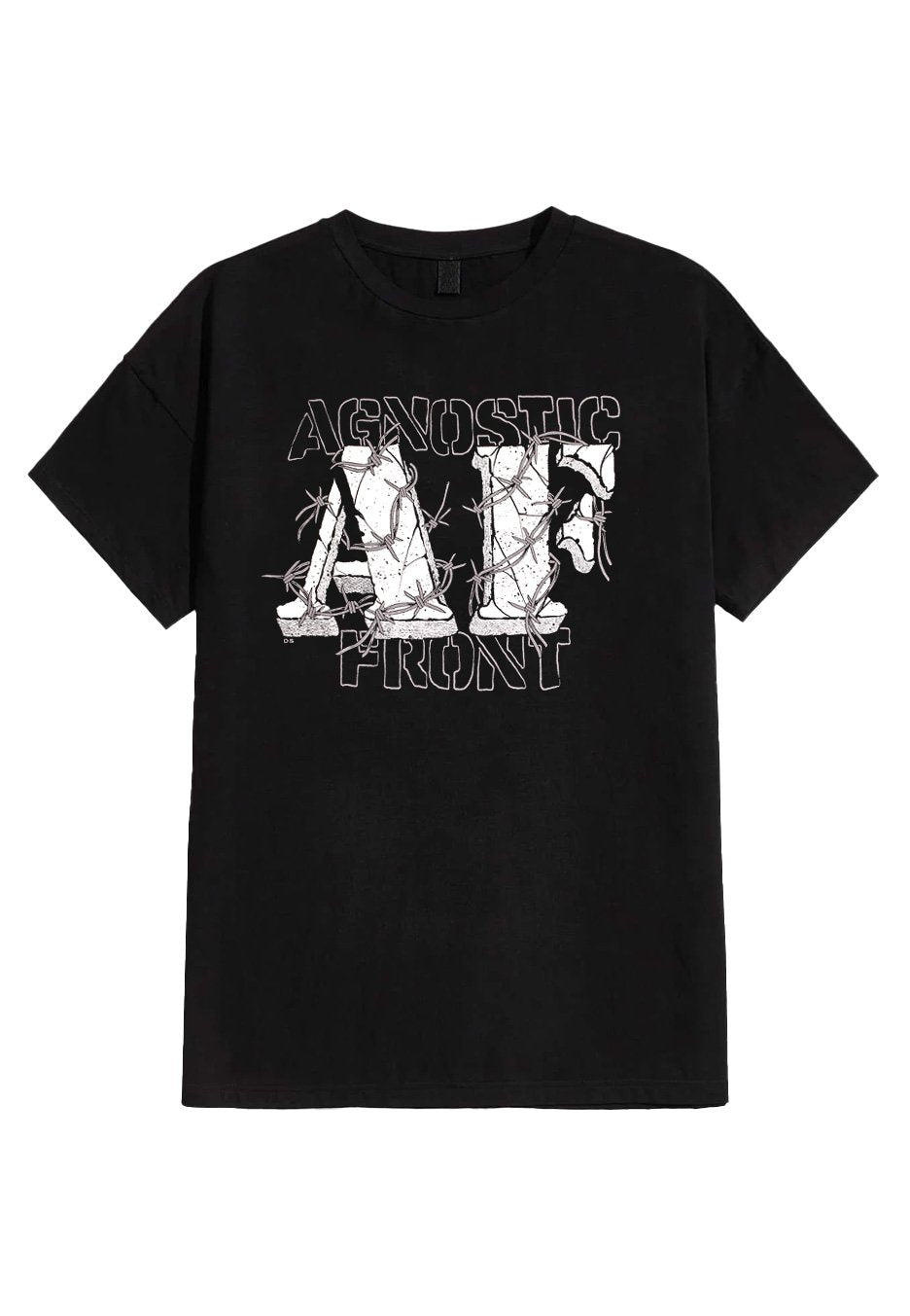 Agnostic Front - Barbwire Block Logo - T-Shirt | Neutral-Image