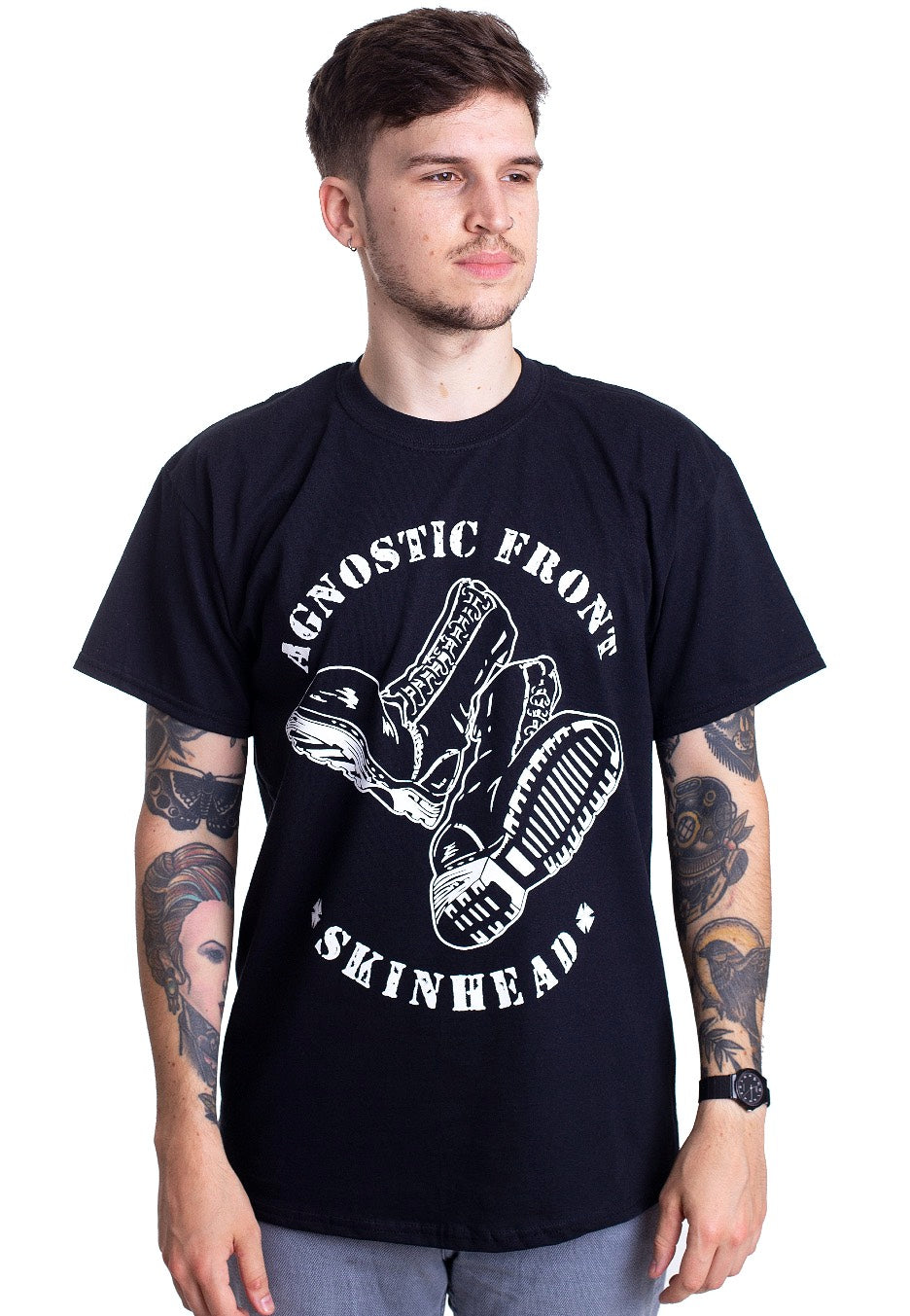 Agnostic Front - Boots Skinhead - T-Shirt | Men-Image