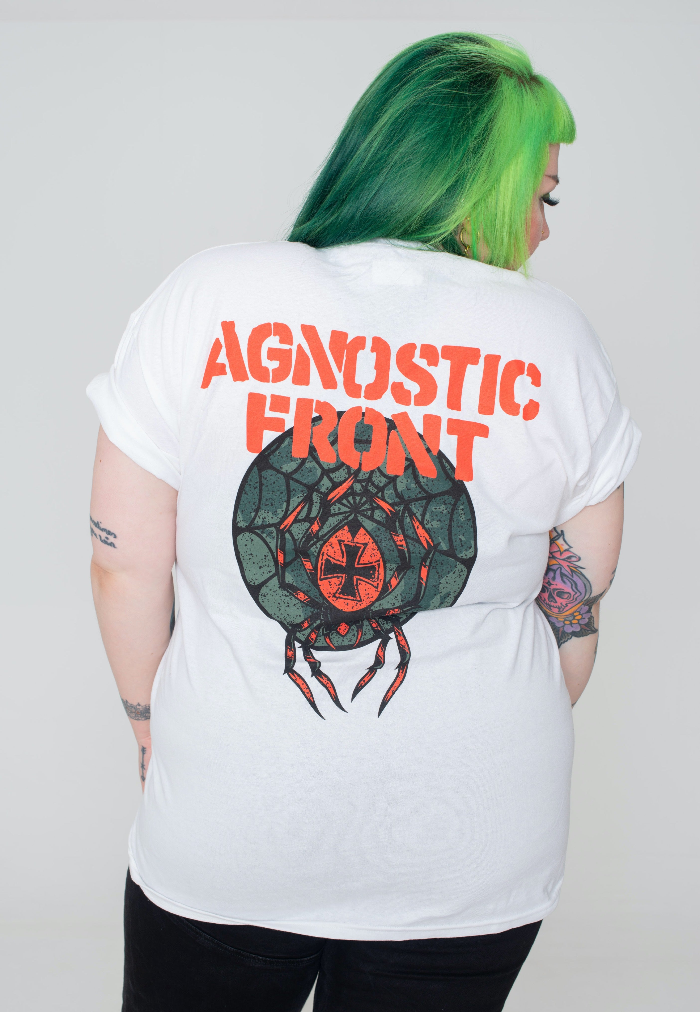 Agnostic Front - Spider White - T-Shirt | Women-Image