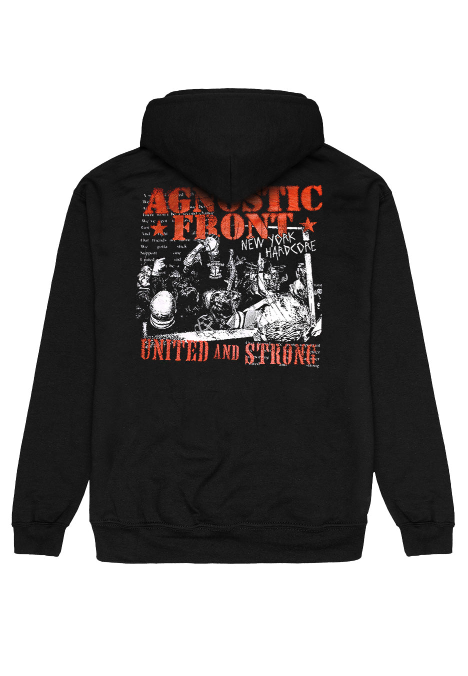 Agnostic Front - United And Strong - Hoodie | Neutral-Image