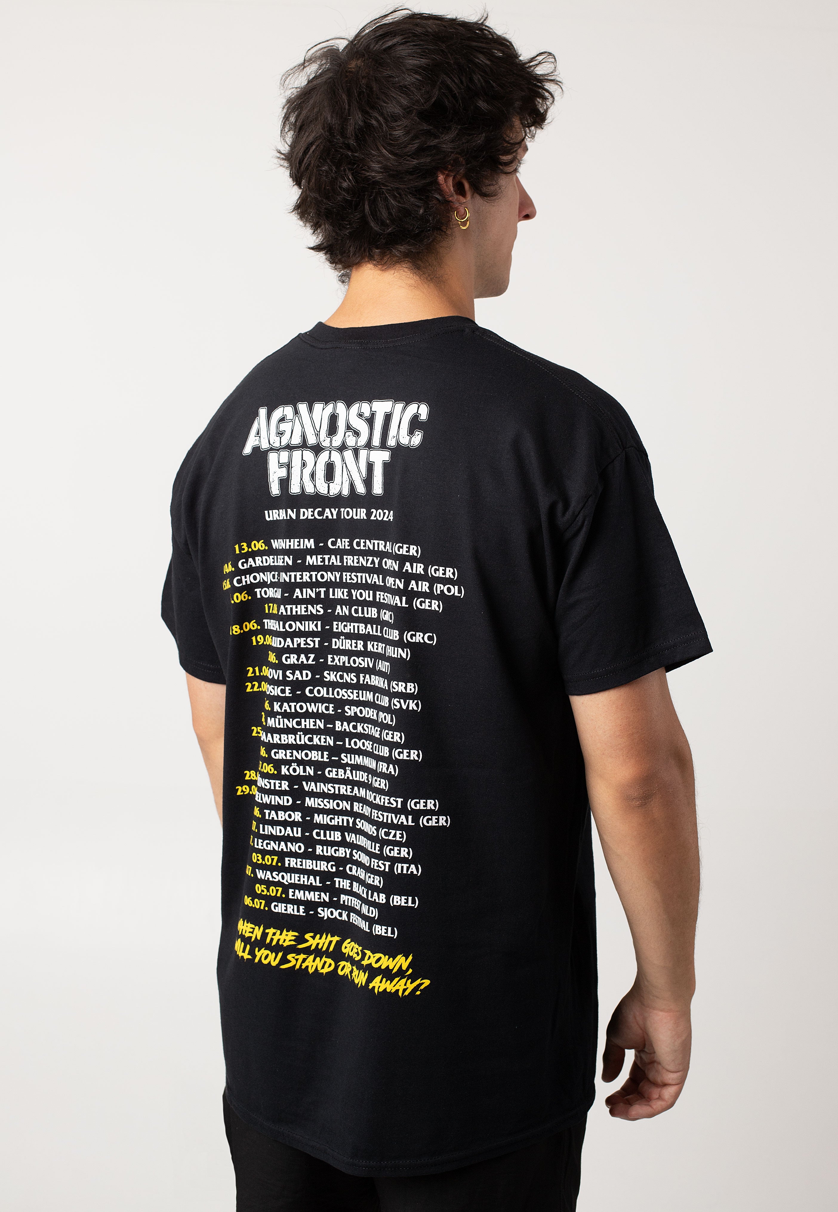 Agnostic Front - Urban Decay Tour 2024 - T-Shirt | Men-Image