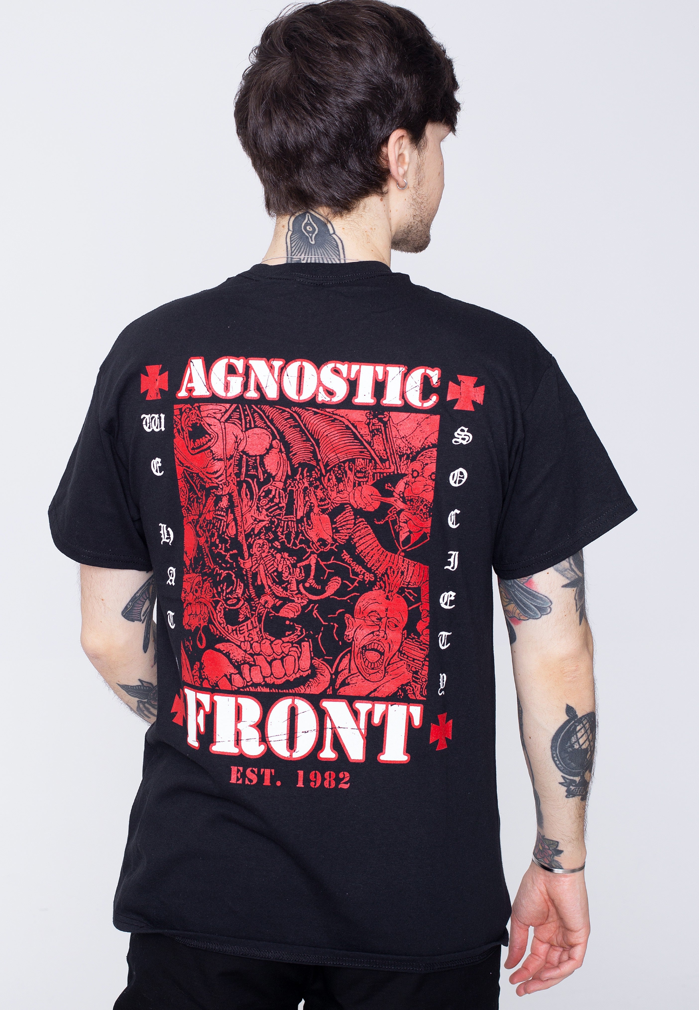 Agnostic Front - We Hate Society - T-Shirt | Men-Image