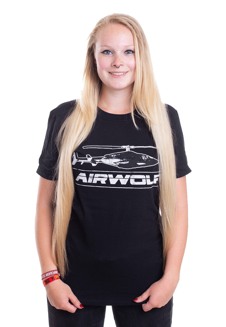 Airwolf - Chopper Distressed - T-Shirt | Women-Image