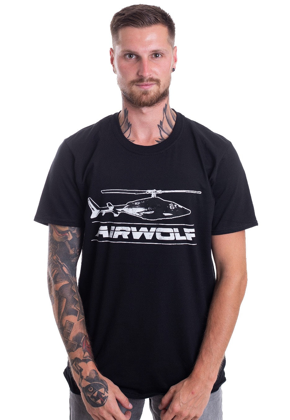 Airwolf - Chopper Distressed - T-Shirt | Men-Image