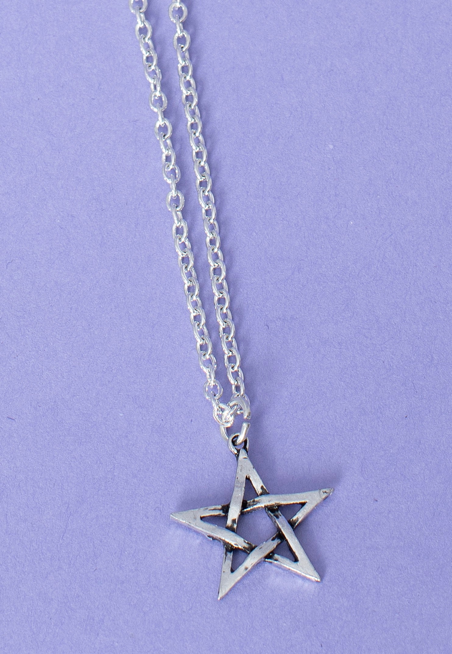 Alchemy England - Pentagram Silver - Necklace | Neutral-Image