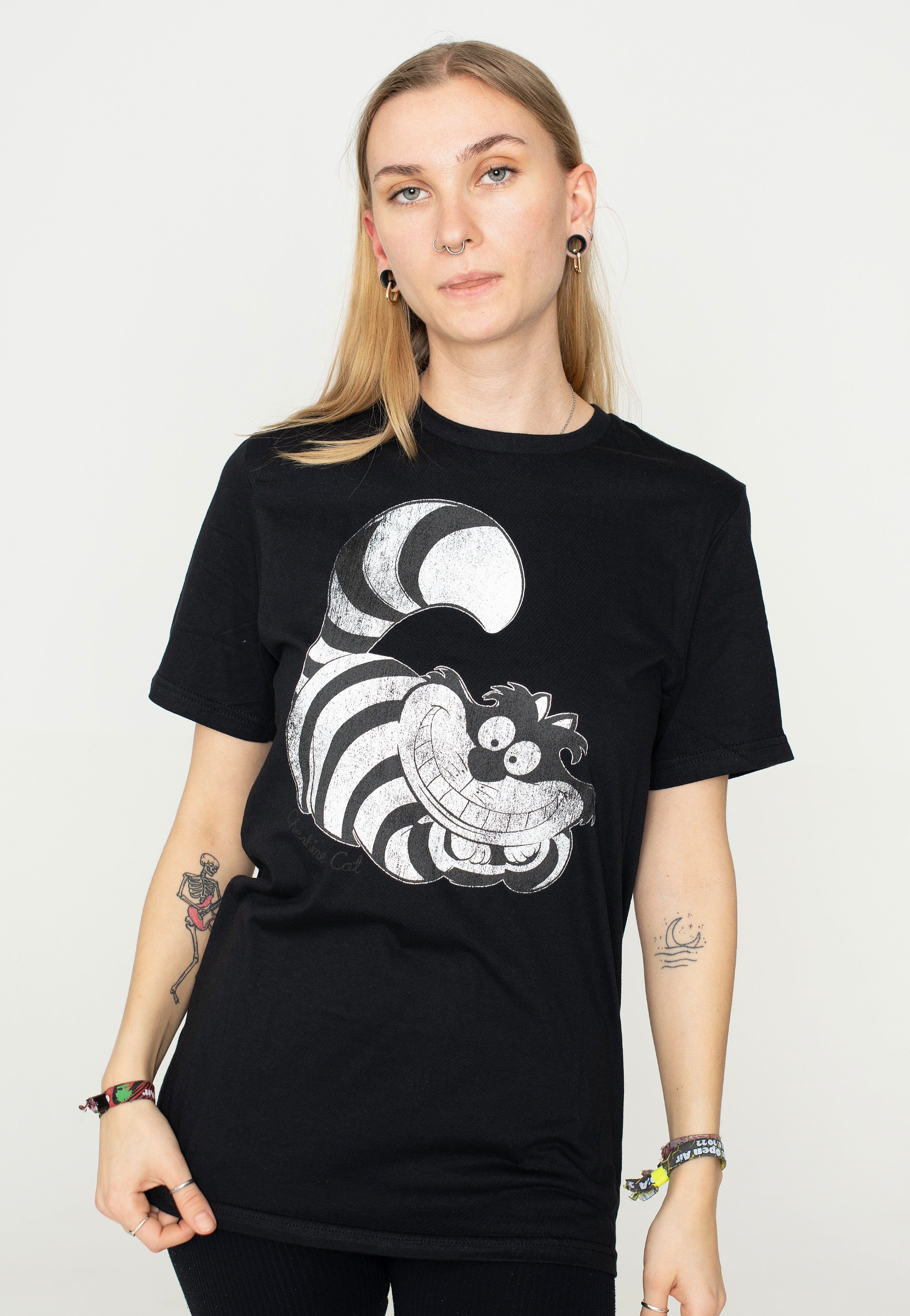 Alice In Wonderland - Cheshire Cat Mono - T-Shirt | Women-Image