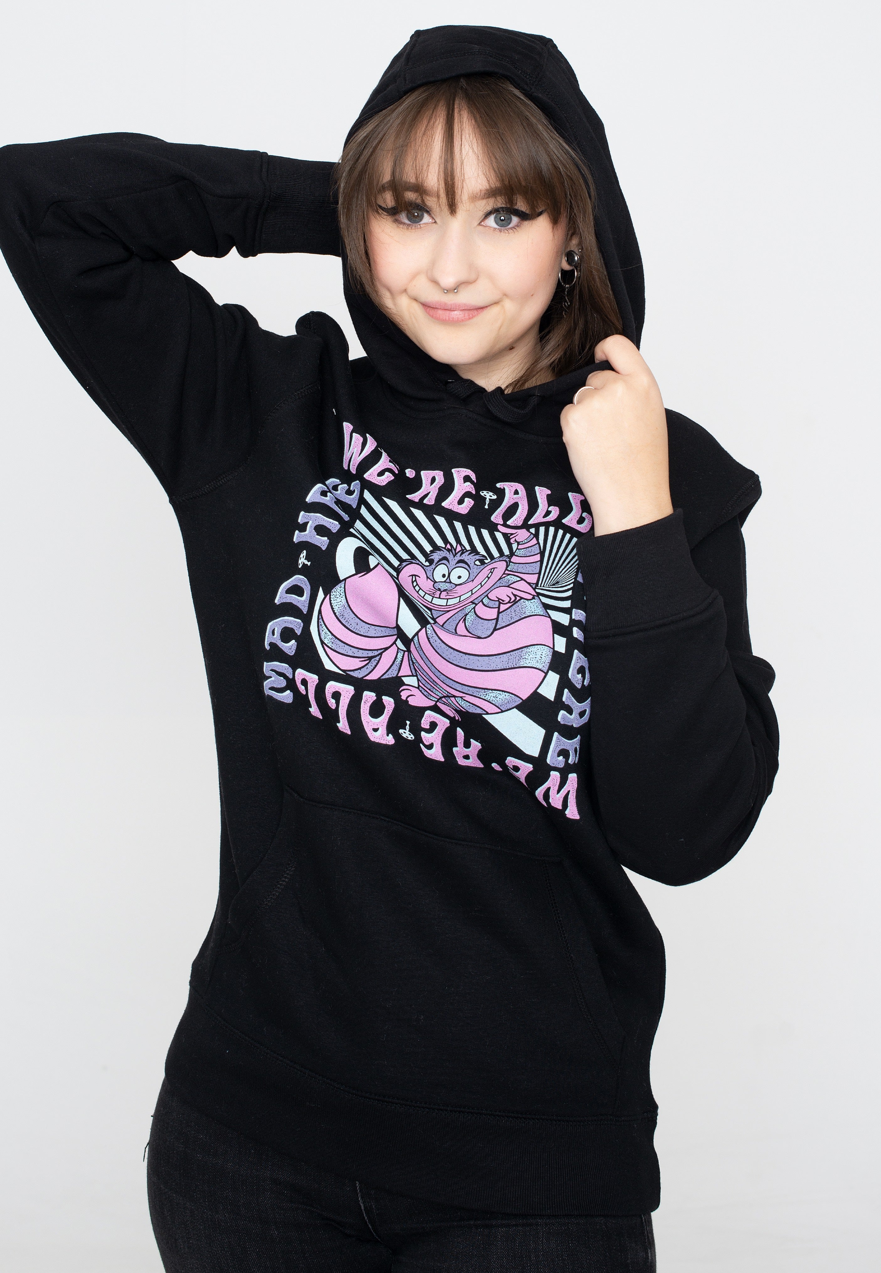 Alice In Wonderland - Mad Here - Hoodie | Women-Image