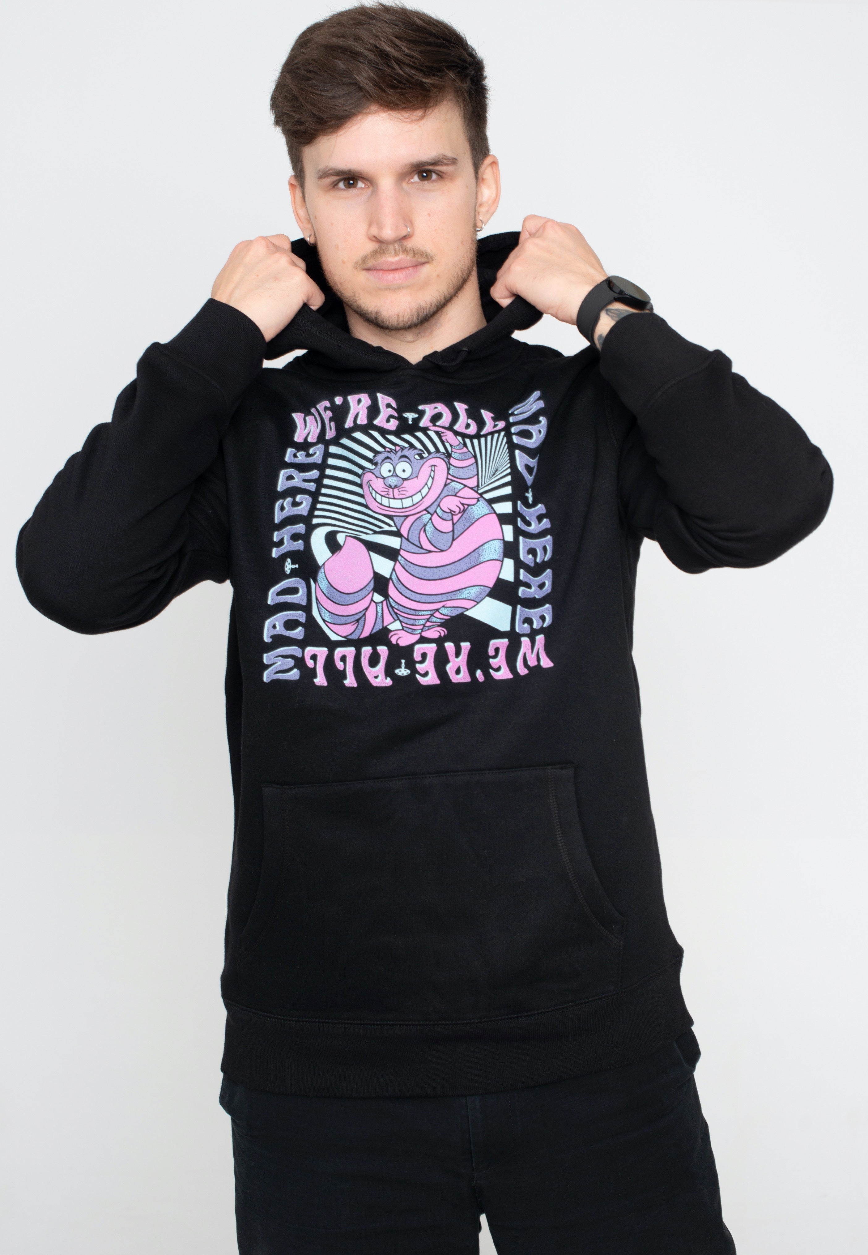 Alice In Wonderland - Mad Here - Hoodie | Men-Image