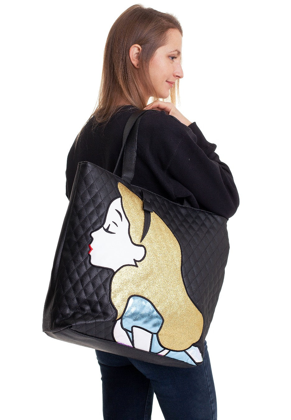 Alice In Wonderland - Quilted - Bag | Neutral-Image