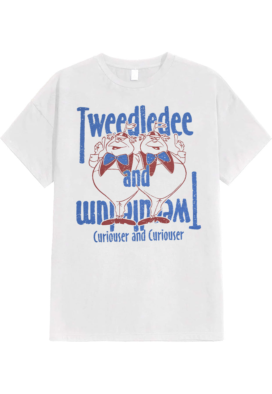 Alice In Wonderland - Tweedles White - T-Shirt | Neutral-Image