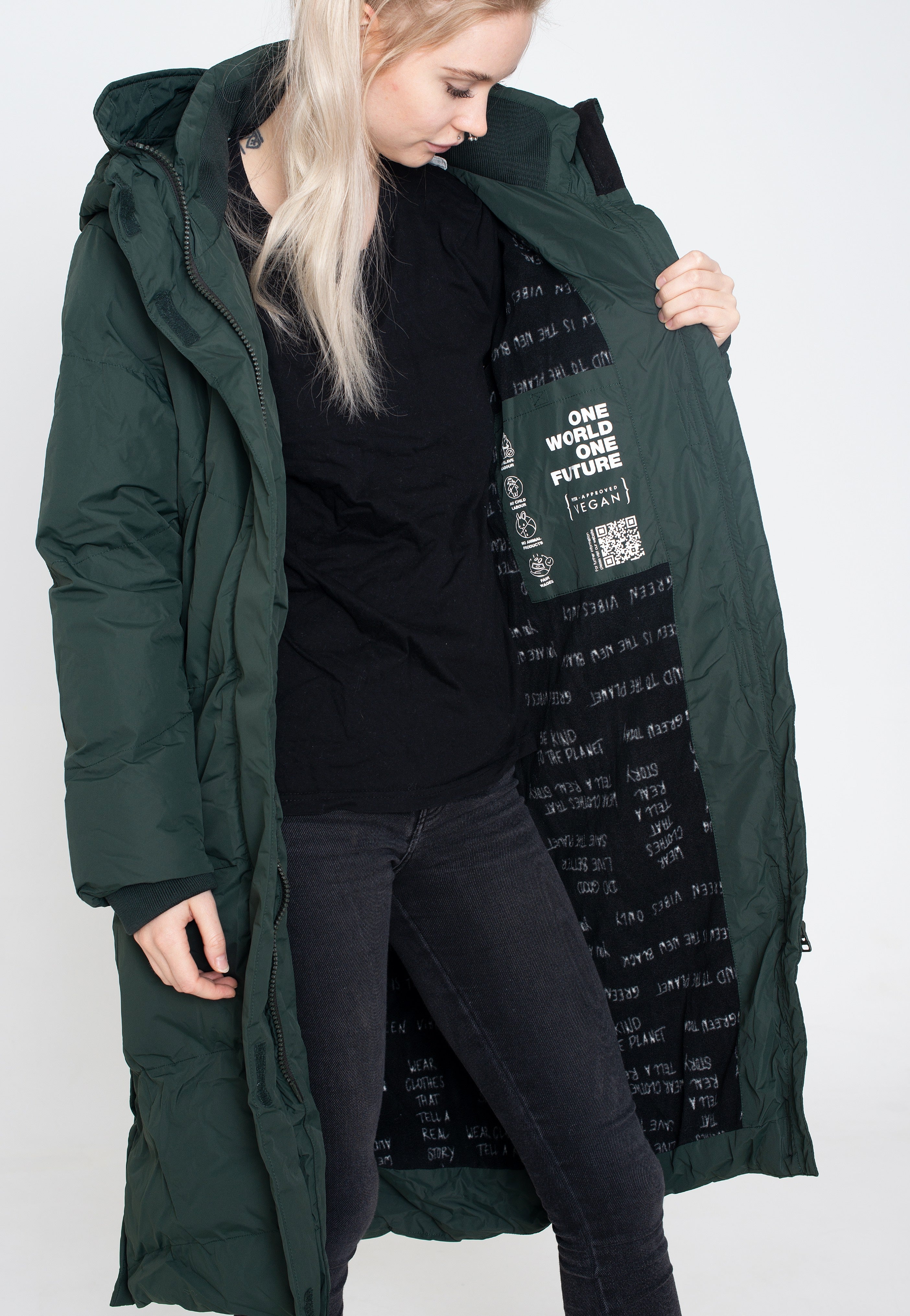 Alife And Kickin - Juna A Dark Forest - Jacket | Women-Image