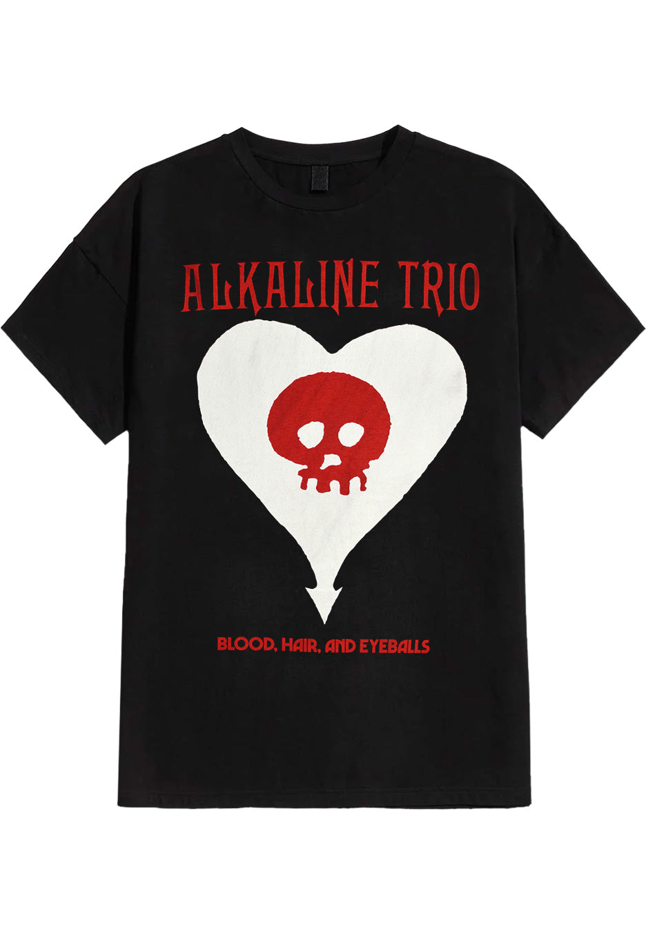 Alkaline Trio - Blood, Hair & Eyeballs Skull - T-Shirt | Neutral-Image