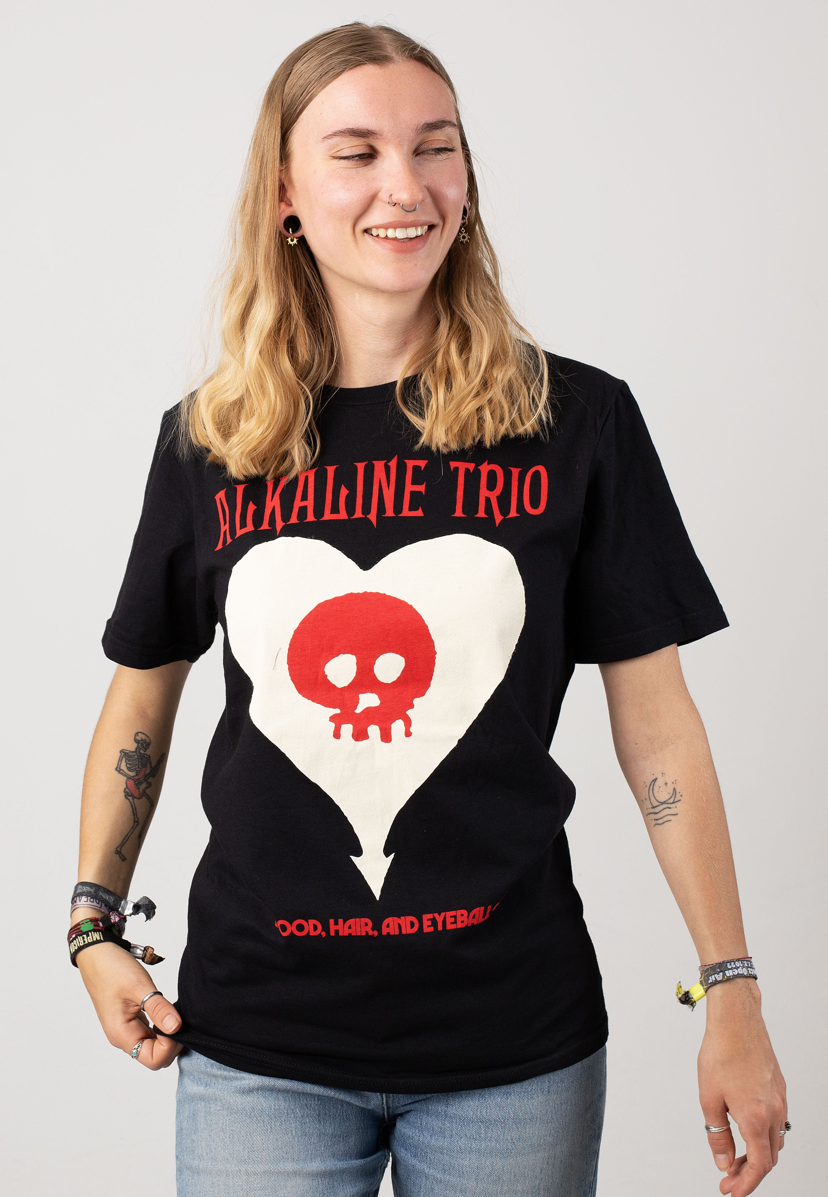 Alkaline Trio - Blood, Hair & Eyeballs Skull - T-Shirt | Women-Image