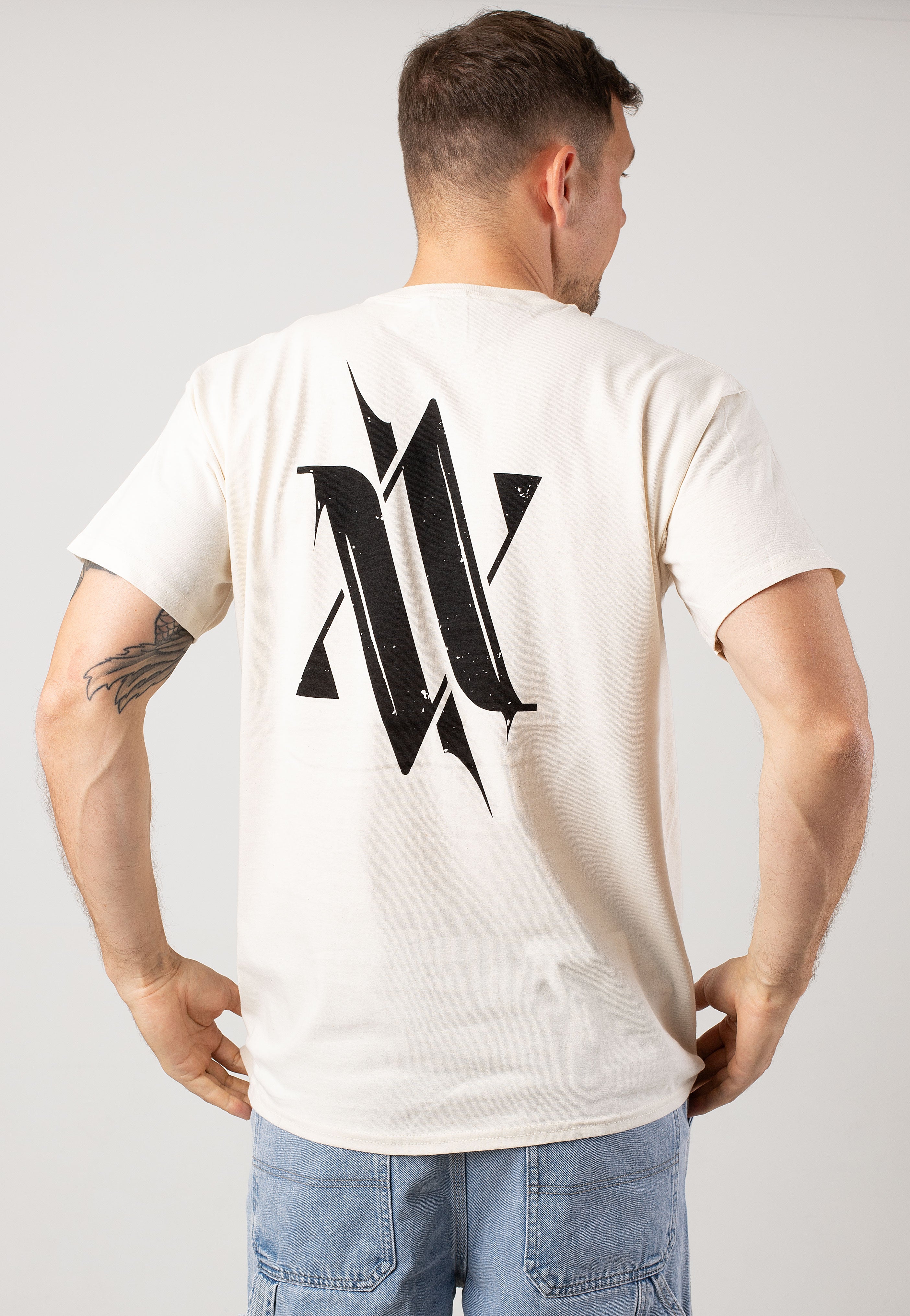 Alleviate - AV Logo Natural - T-Shirt | Men-Image