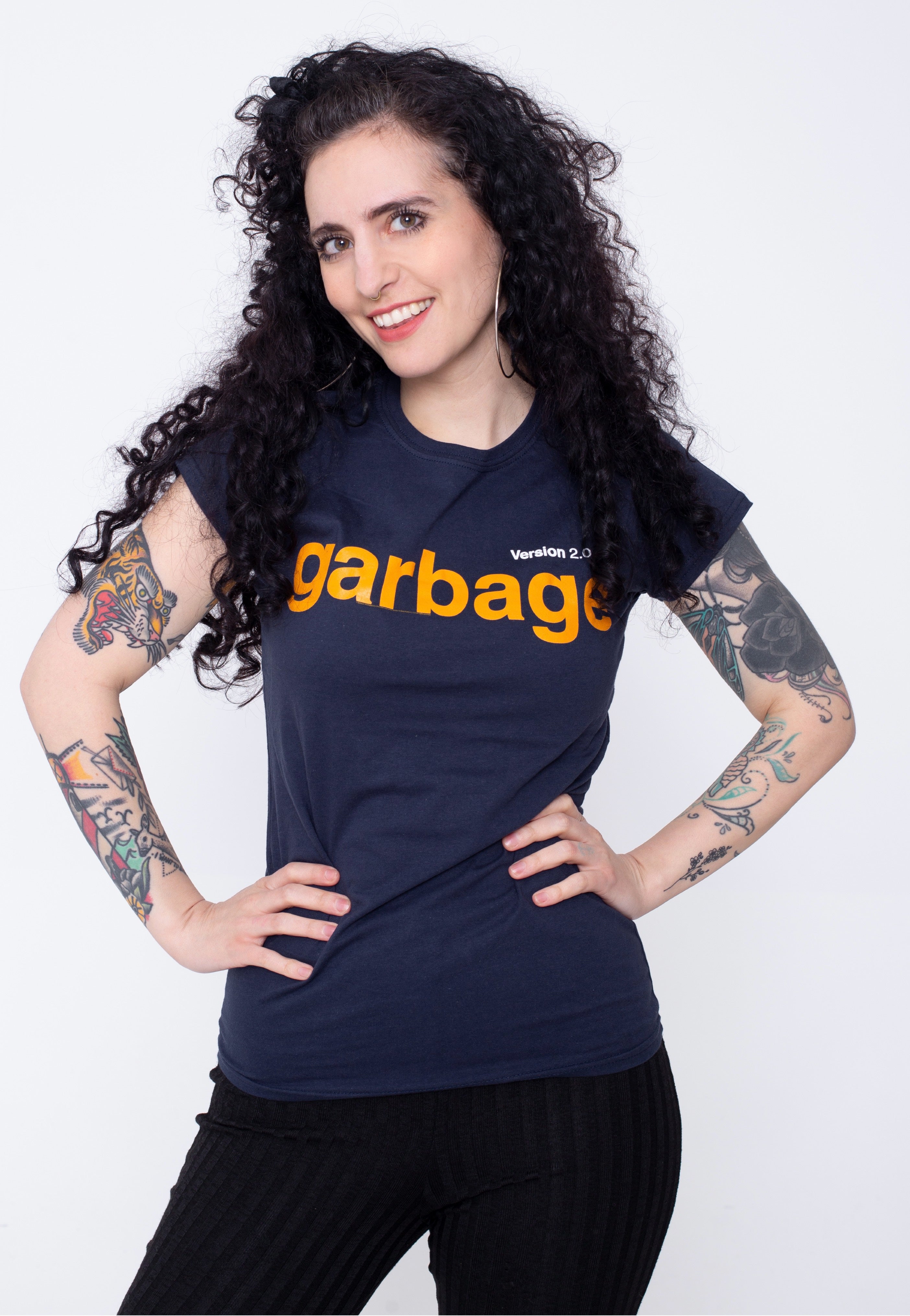 Garbage - Version 2.0 Navy - Girly | Women-Image