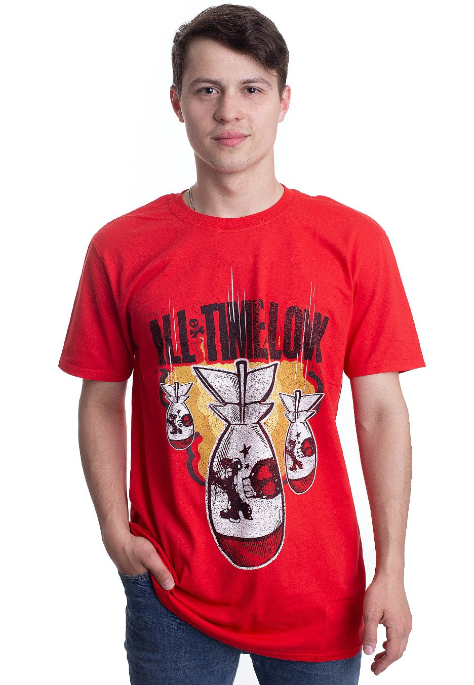 All Time Low - DaBomb Red - T-Shirt | Men-Image