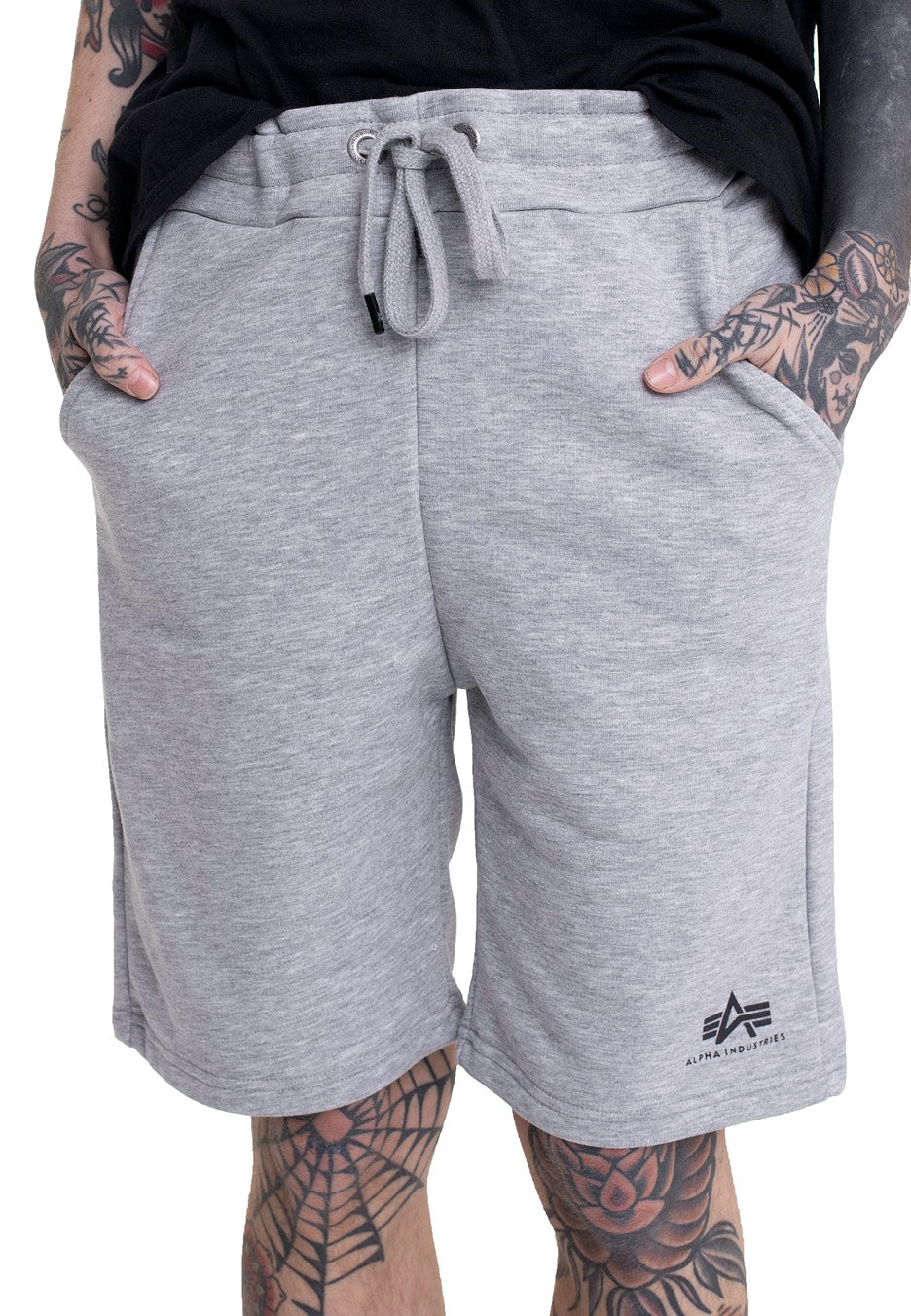 Alpha Industries - Basic Grey Heather - Shorts | Men-Image