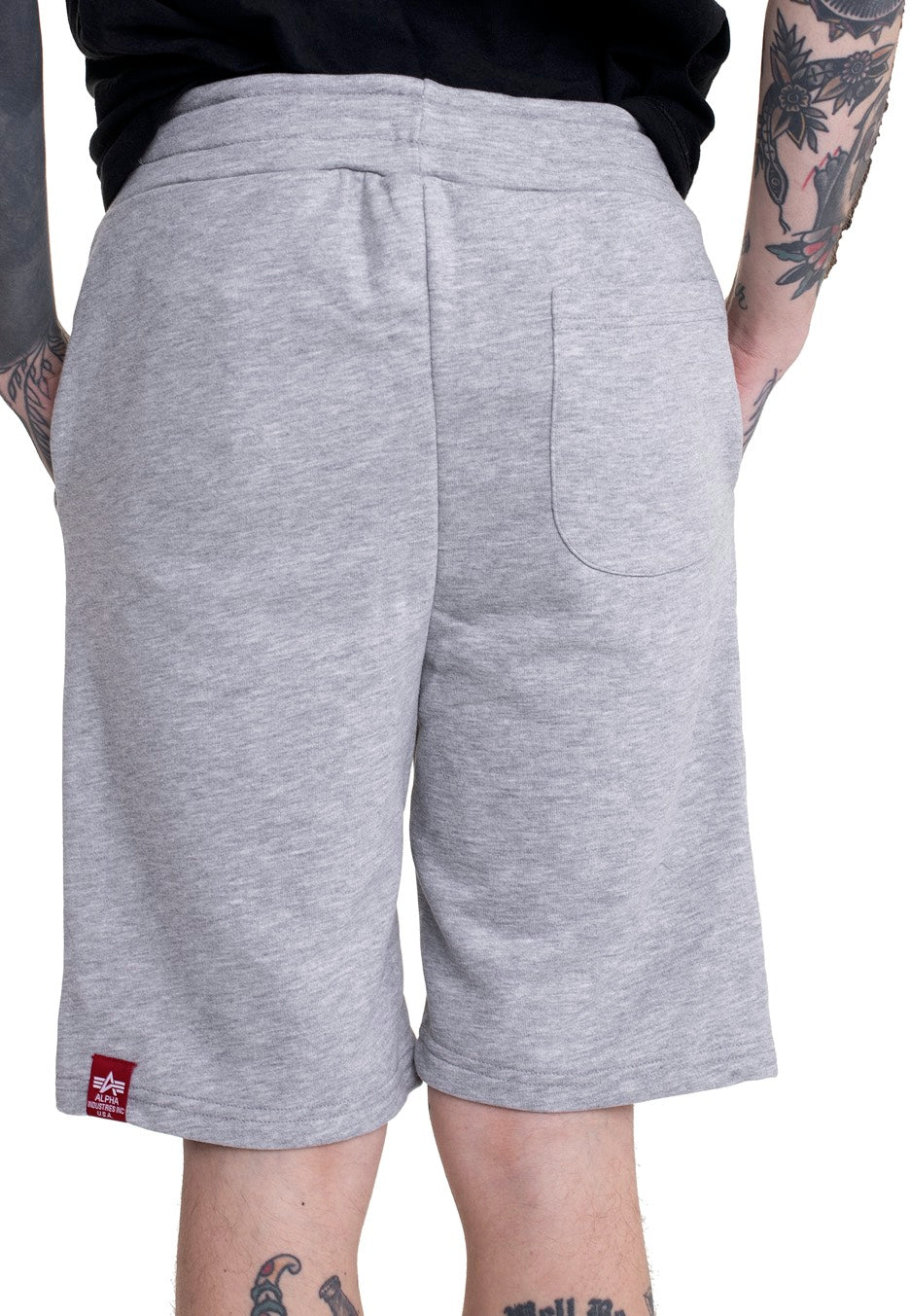 Alpha Industries - Basic Grey Heather - Shorts | Men-Image