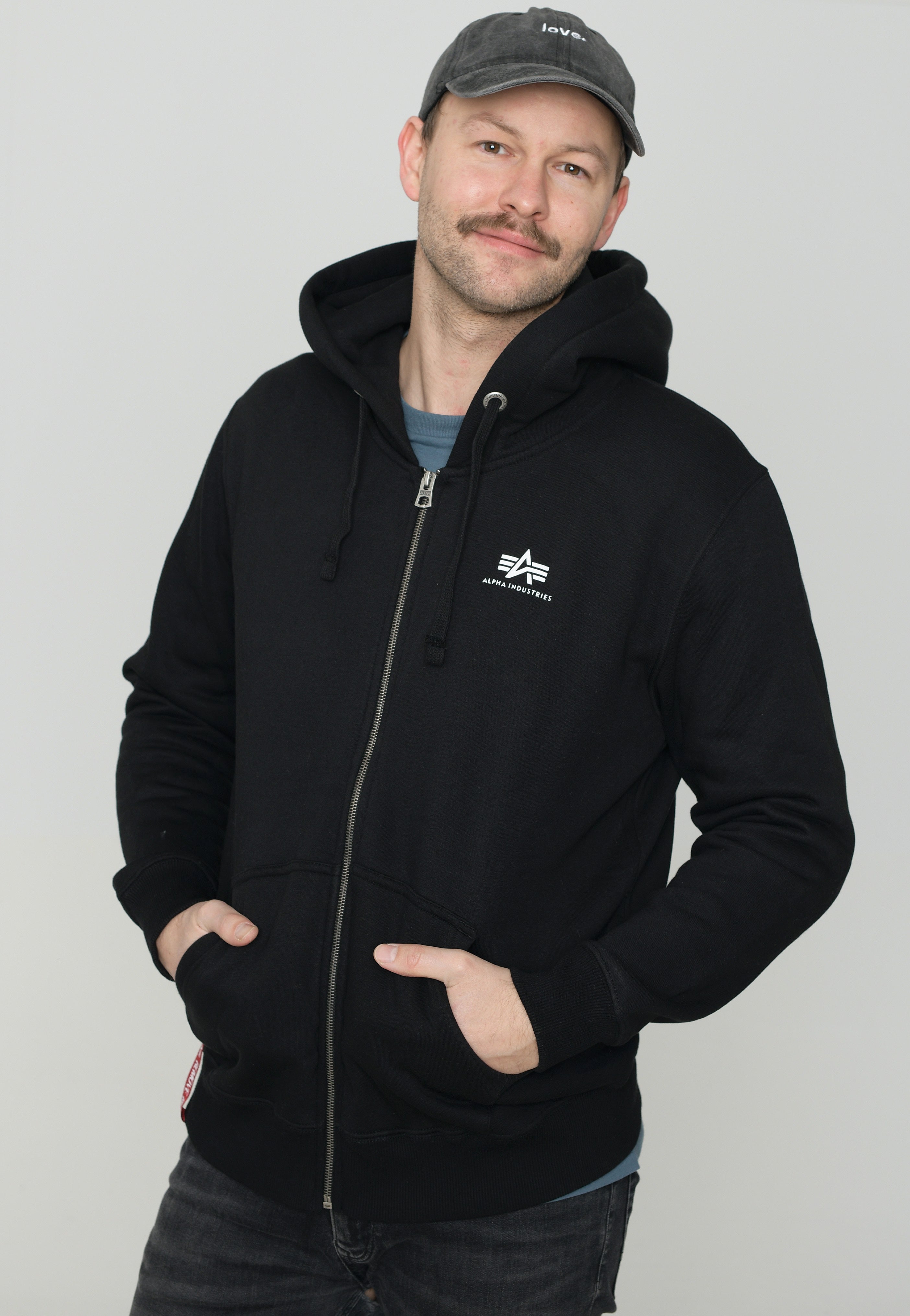 Alpha Industries - Basic Zip Black - Zipper | Men-Image