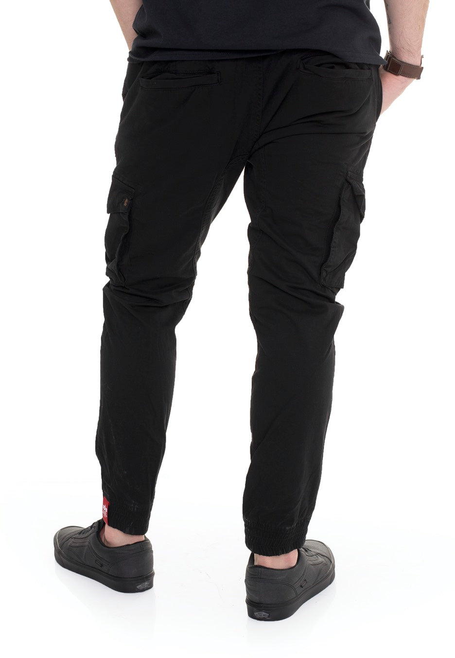 Alpha Industries - Cotton Twill Jogger Black - Pants | Men-Image