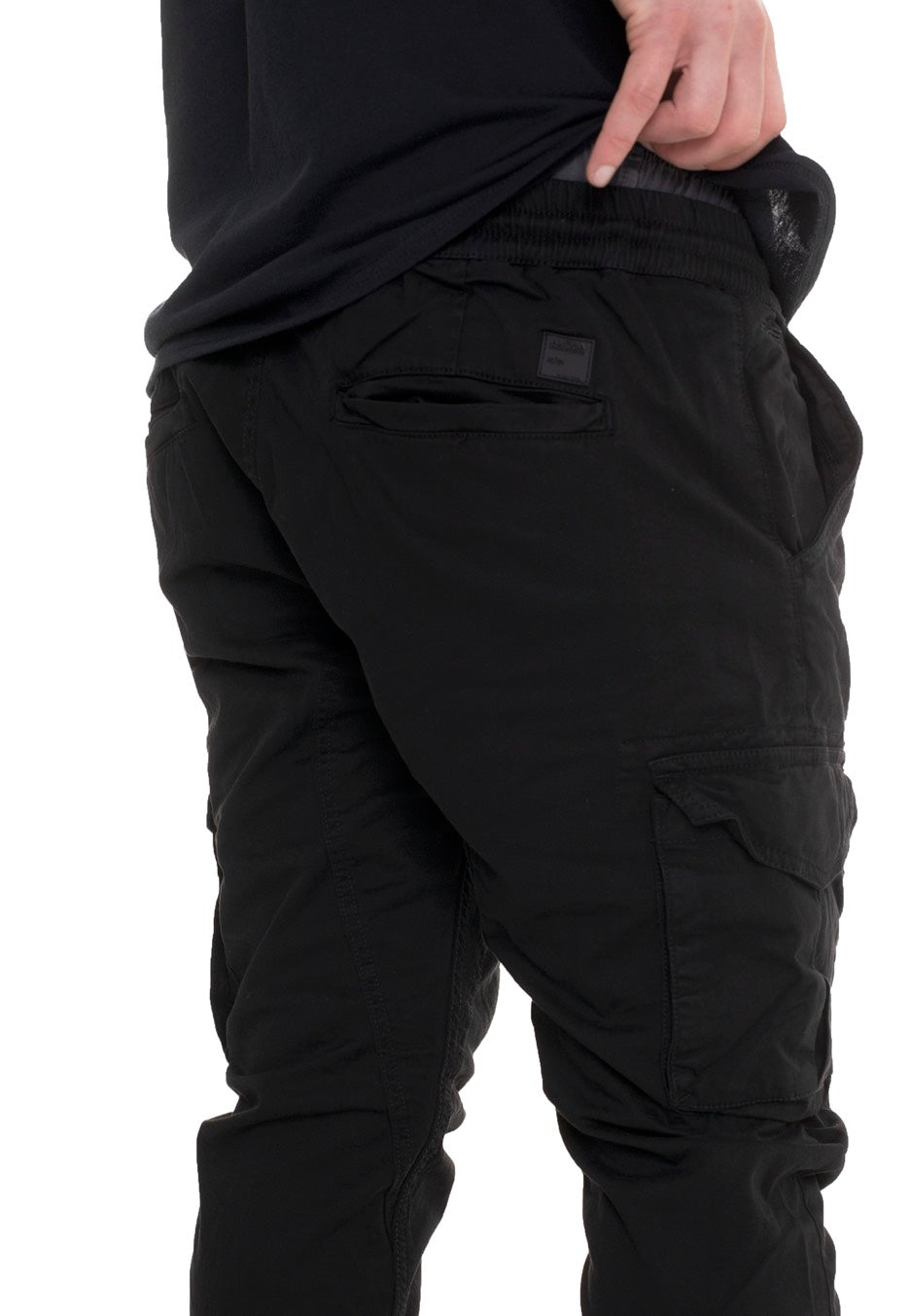 Alpha Industries - Cotton Twill Jogger Black - Pants | Men-Image