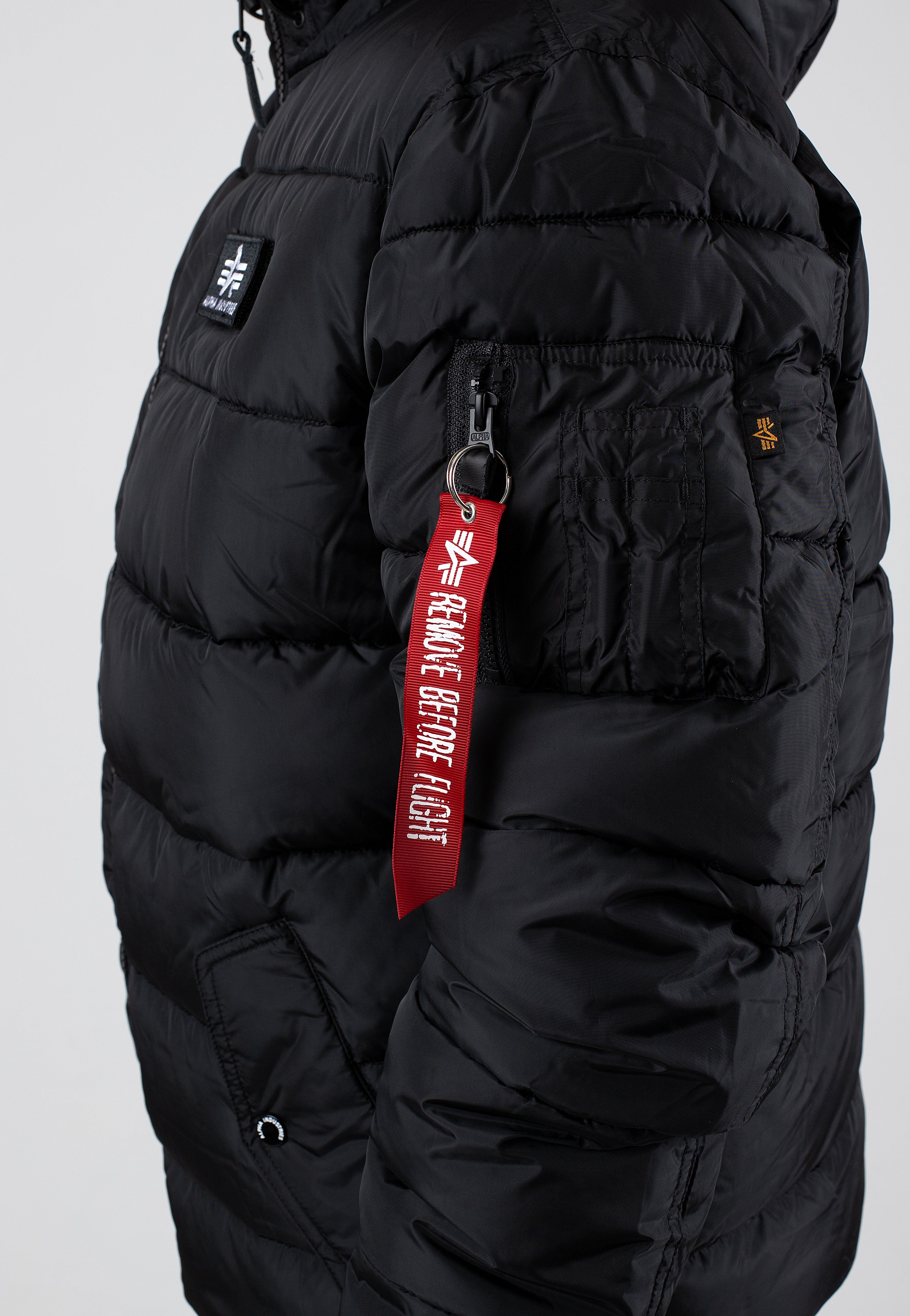 Alpha Industries - Hooded Puffer Alpha FD Black - Jacket | Men-Image