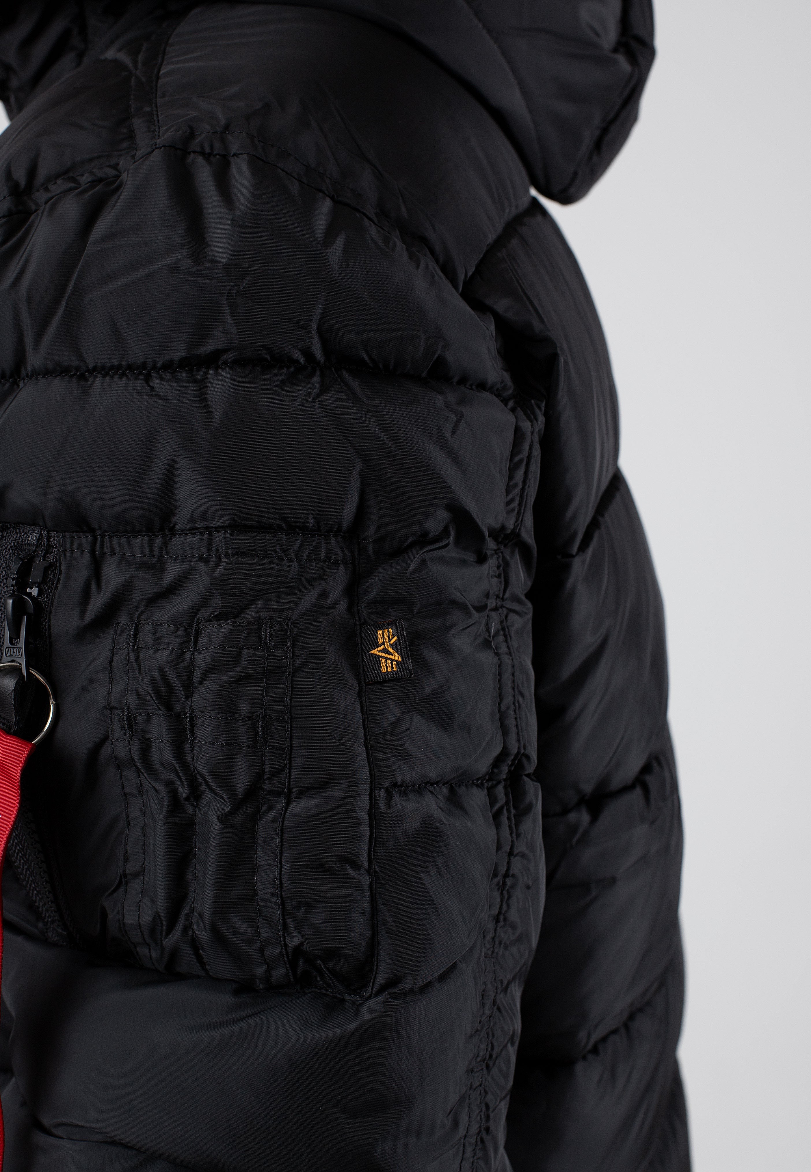 Alpha Industries - Hooded Puffer Alpha FD Black - Jacket | Men-Image