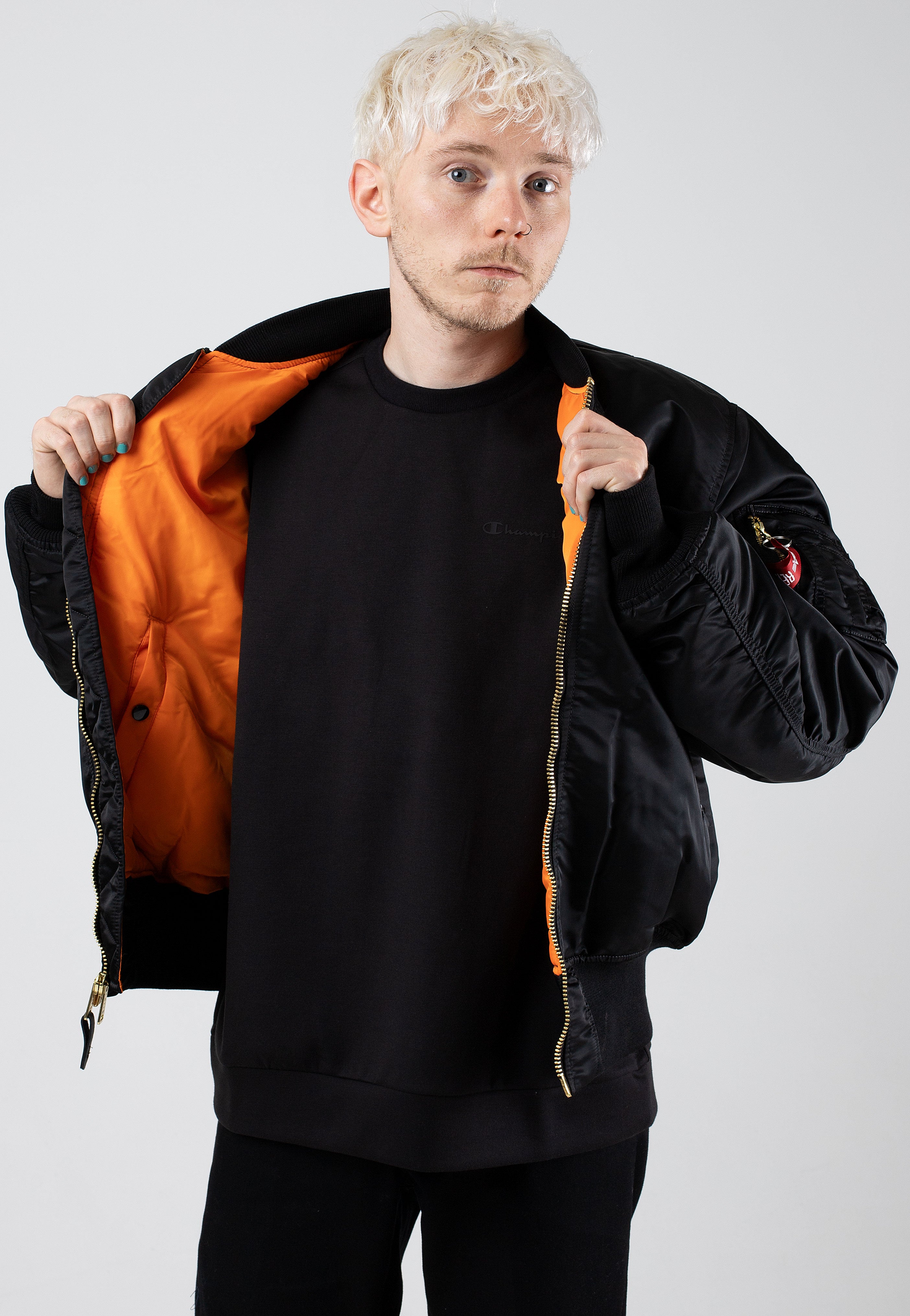 Alpha Industries - MA 1 Black - Jacket | Men-Image