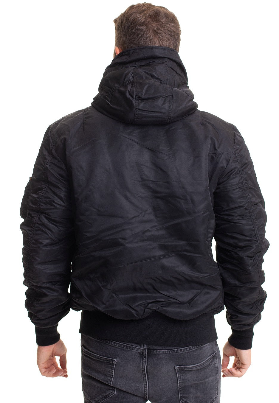 Alpha Industries - MA 1 Hooded Black - Jacket | Men-Image