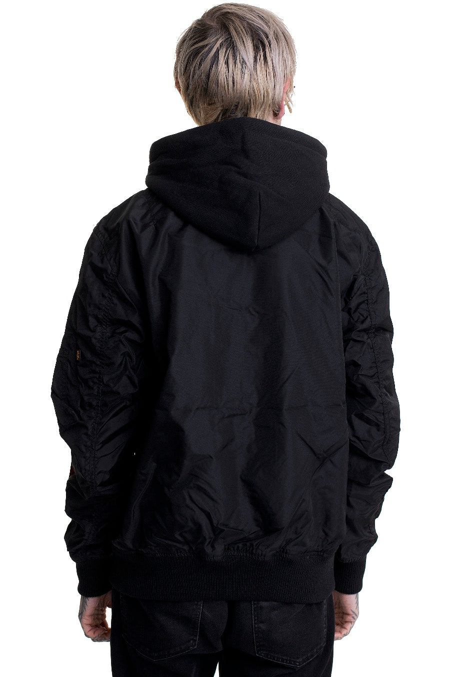 Alpha Industries - MA 1 TT Hood Black/Black - Jacket | Men-Image