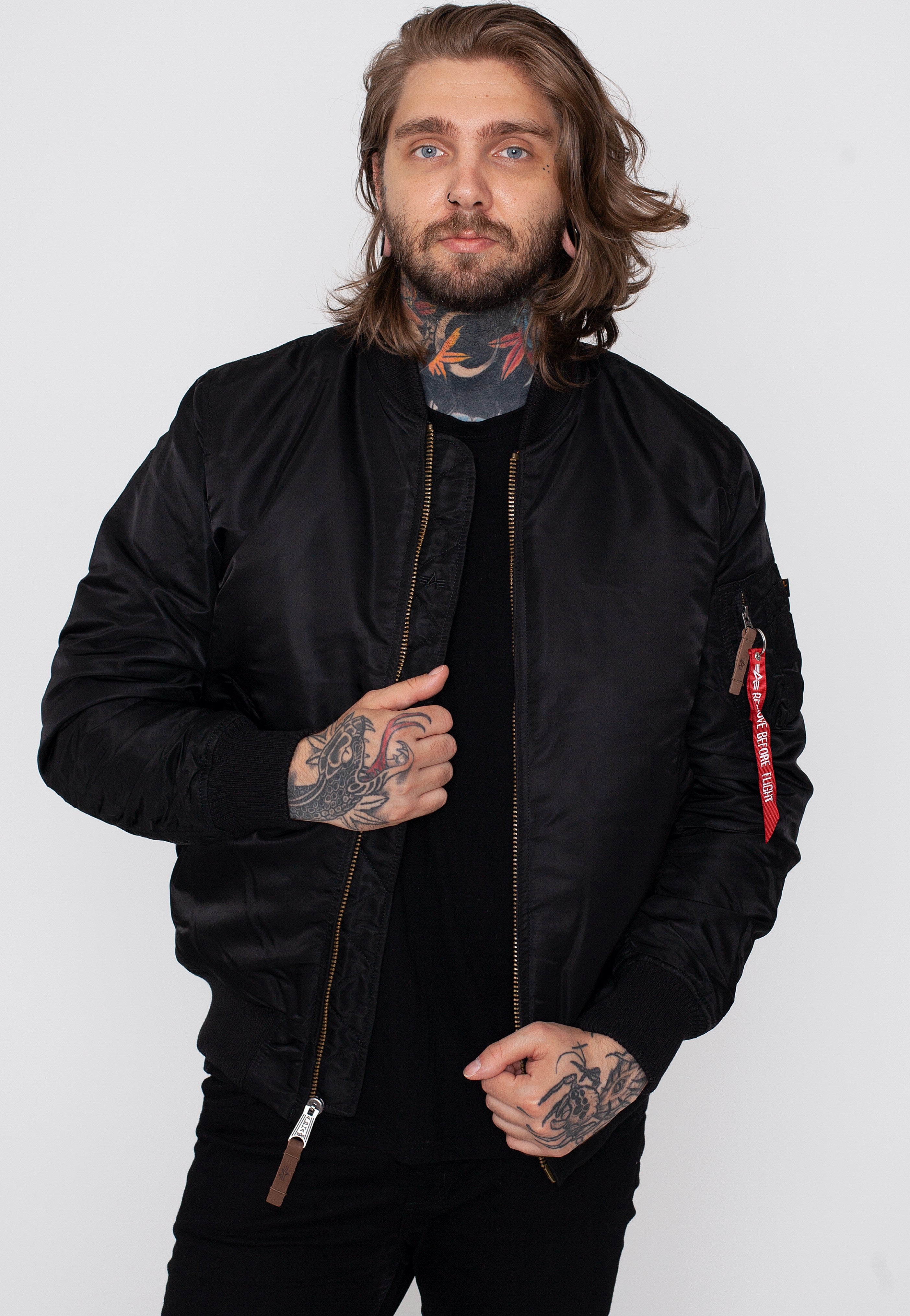 Alpha Industries - MA 1 VF 59 Long Black - Jacket | Men-Image