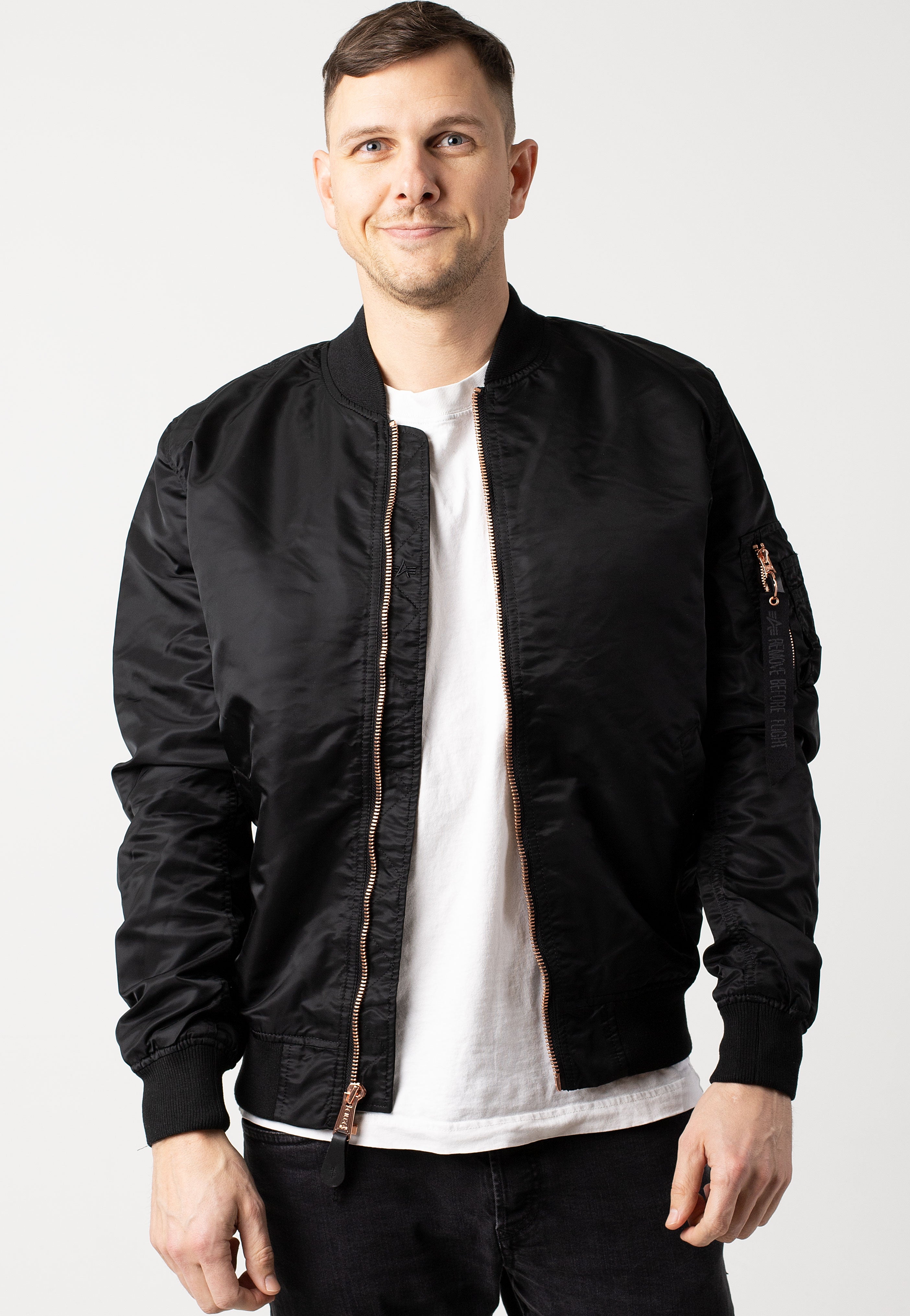 Alpha Industries - Ma 1 Vf Black/Copper - Jacket | Men-Image