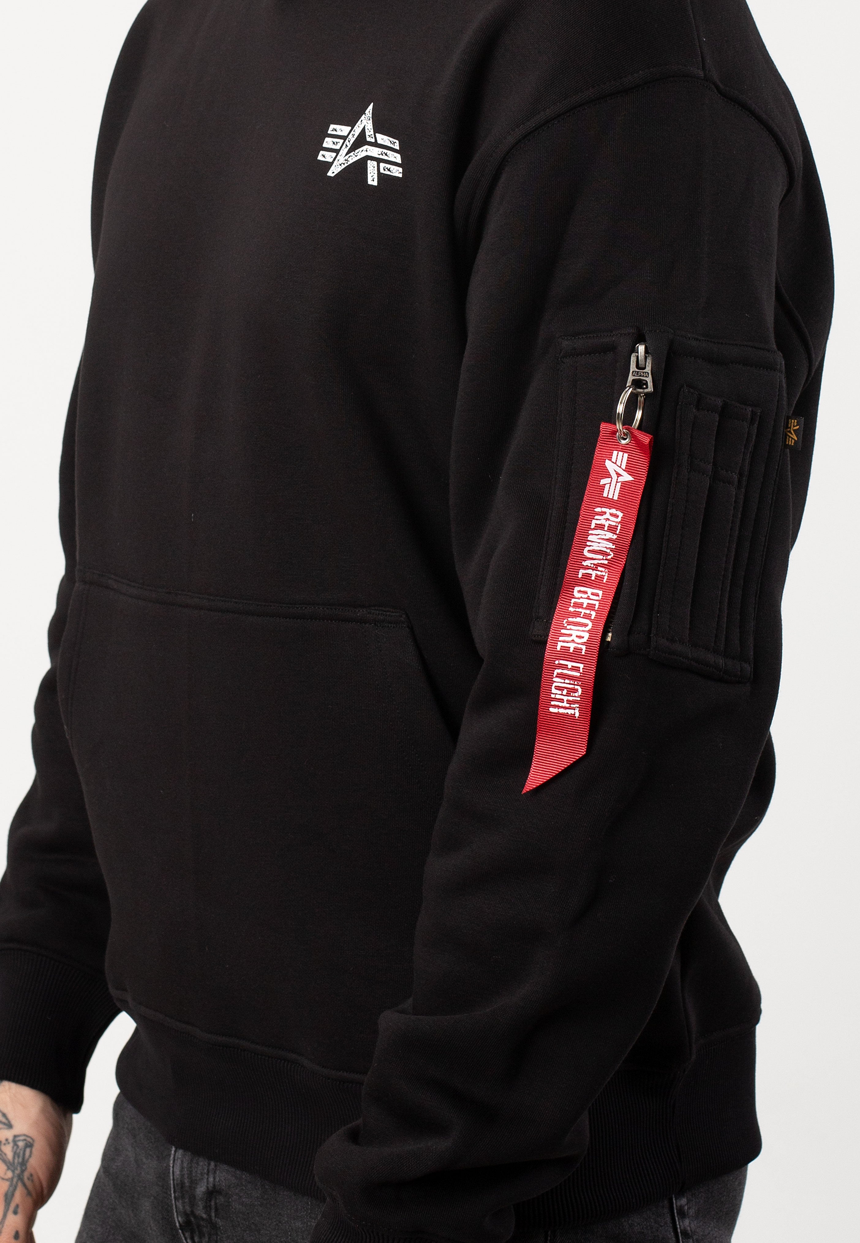 Alpha Industries - Signature BP Black - Hoodie | Men-Image