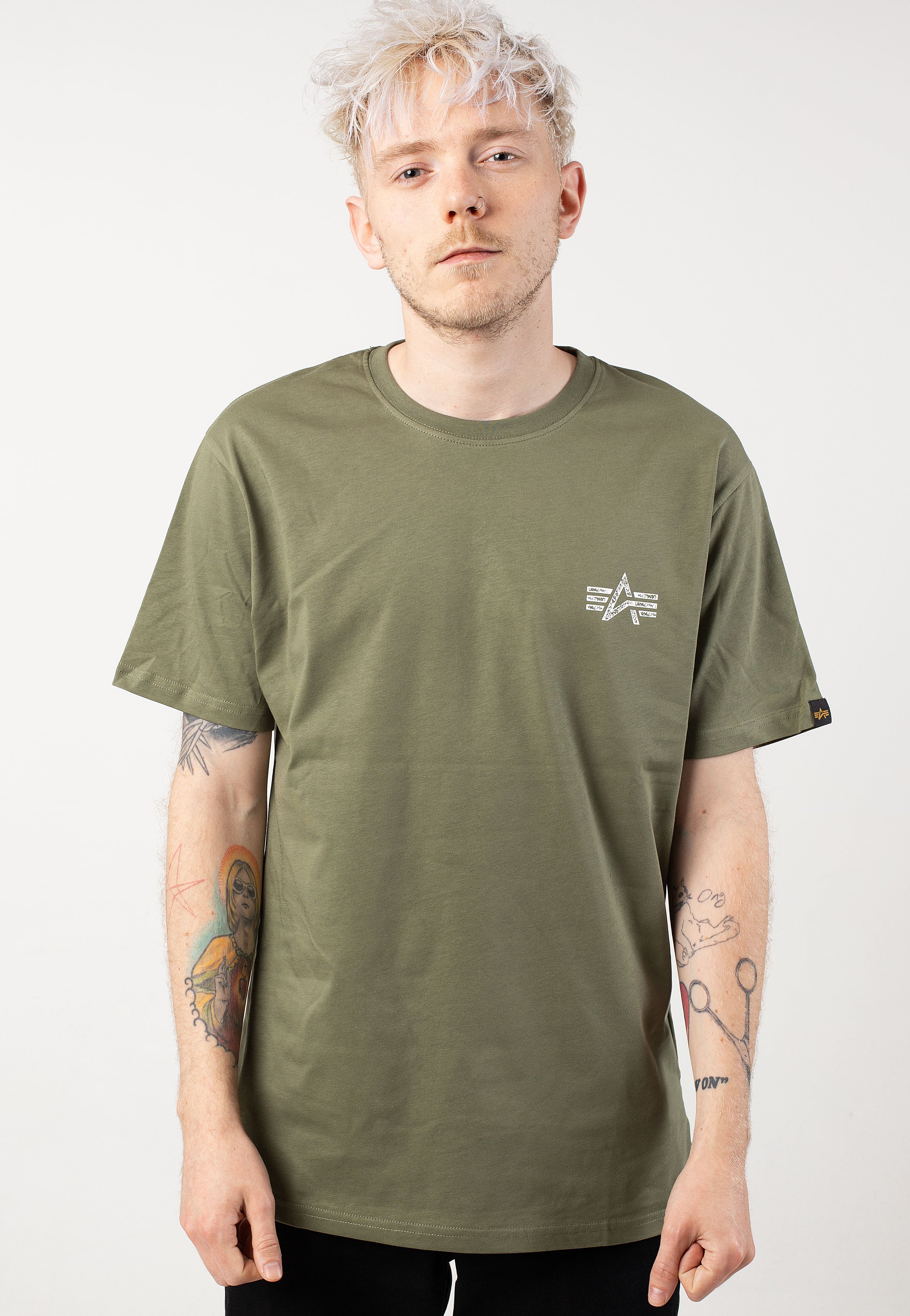 Alpha Industries - Signature BP Kaki - T-Shirt | Men-Image