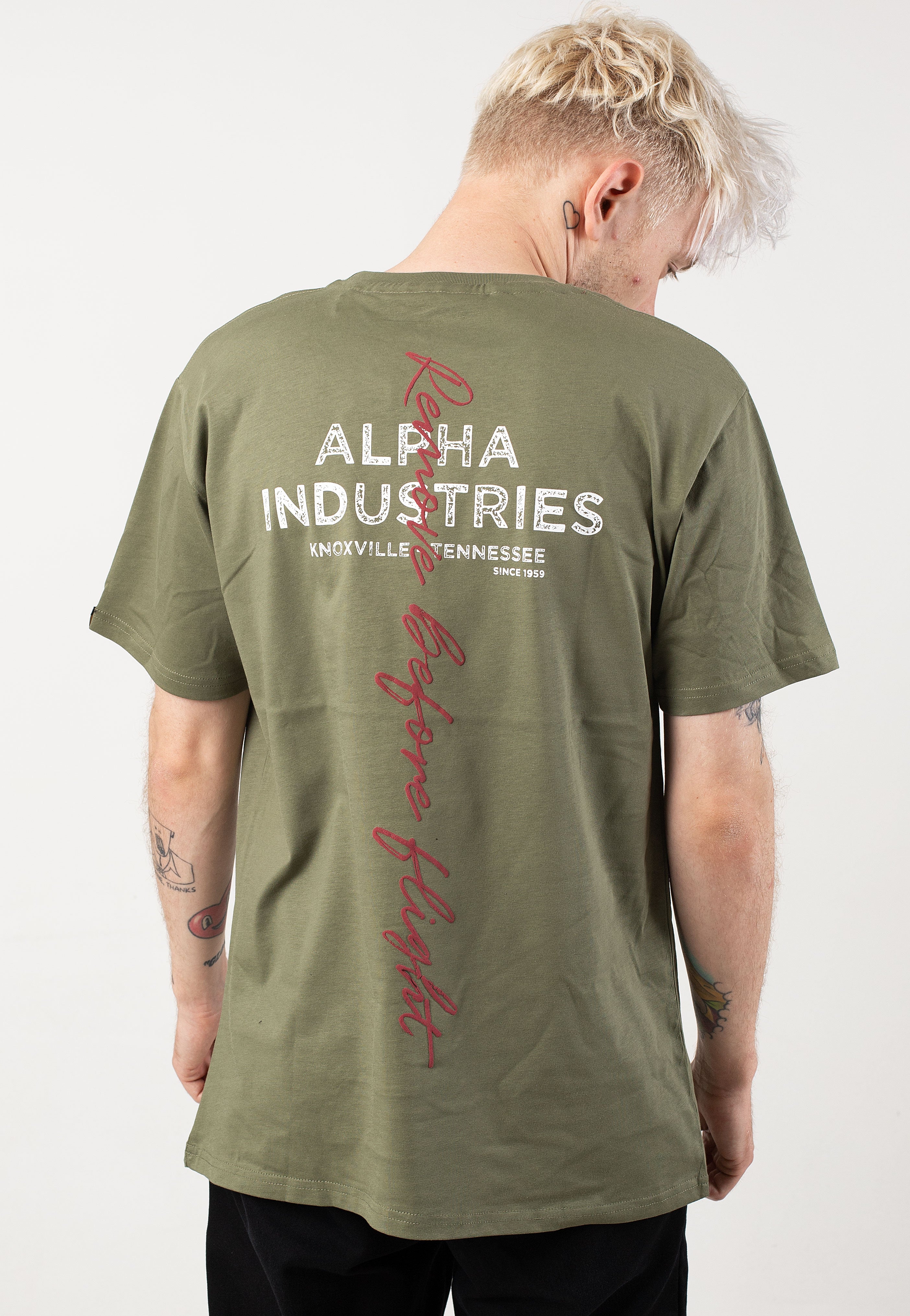 Alpha Industries - Signature BP Kaki - T-Shirt | Men-Image