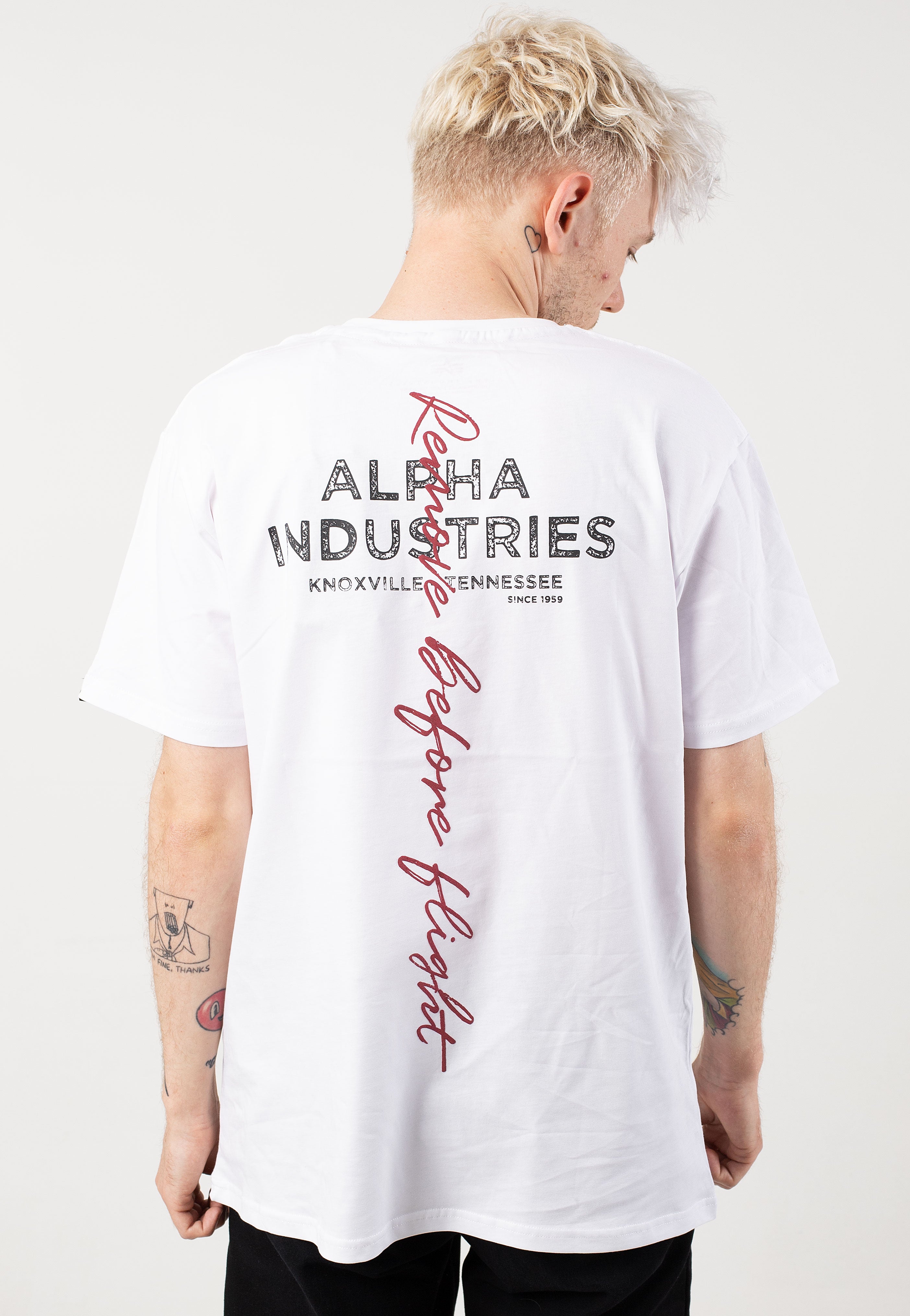 Alpha Industries - Signature BP White - T-Shirt | Men-Image