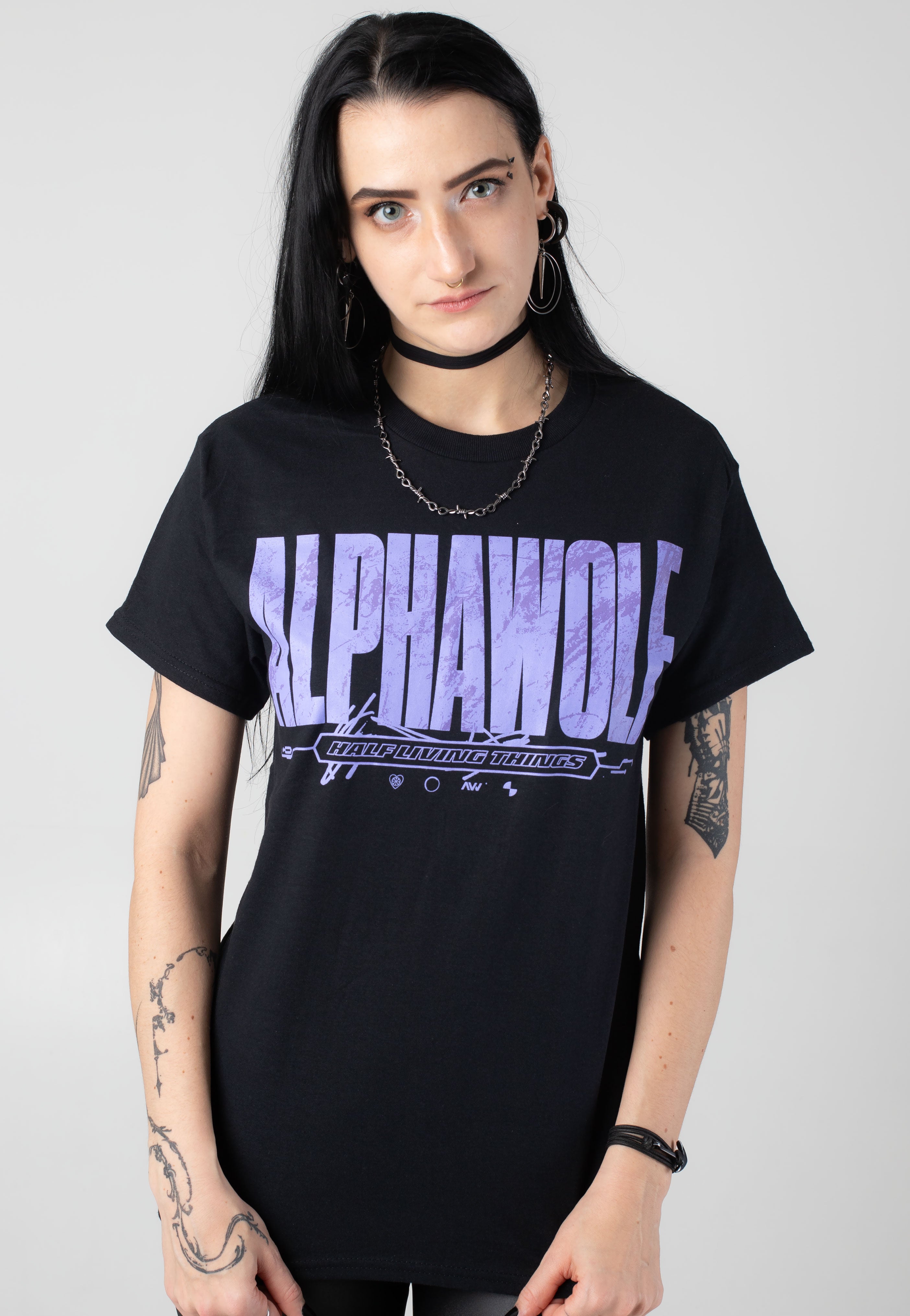 Alpha Wolf - Half Living Things - T-Shirt | Women-Image