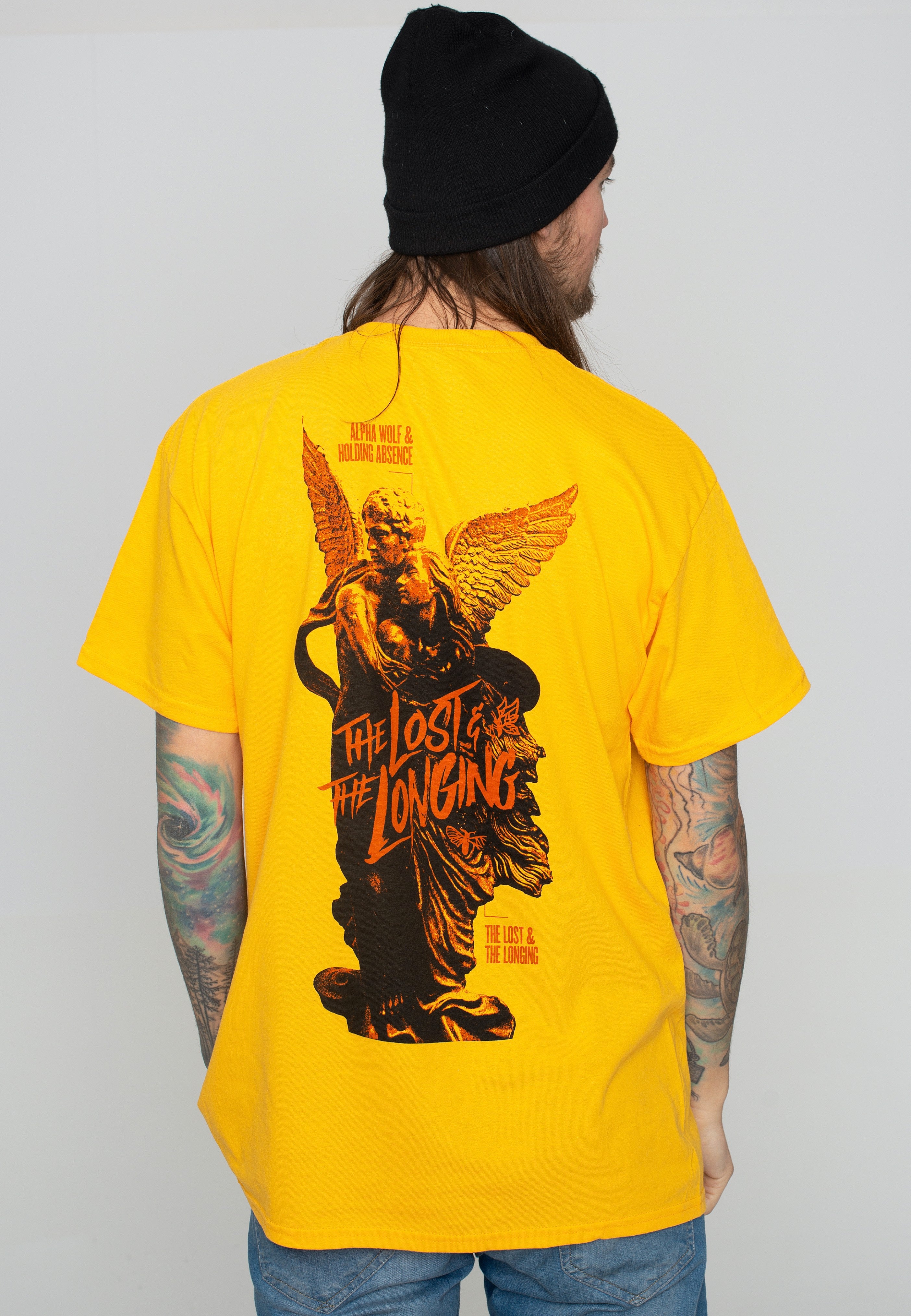 Alpha Wolf & Holding Absence - The Lost & The Longing Gold - T-Shirt | Men-Image
