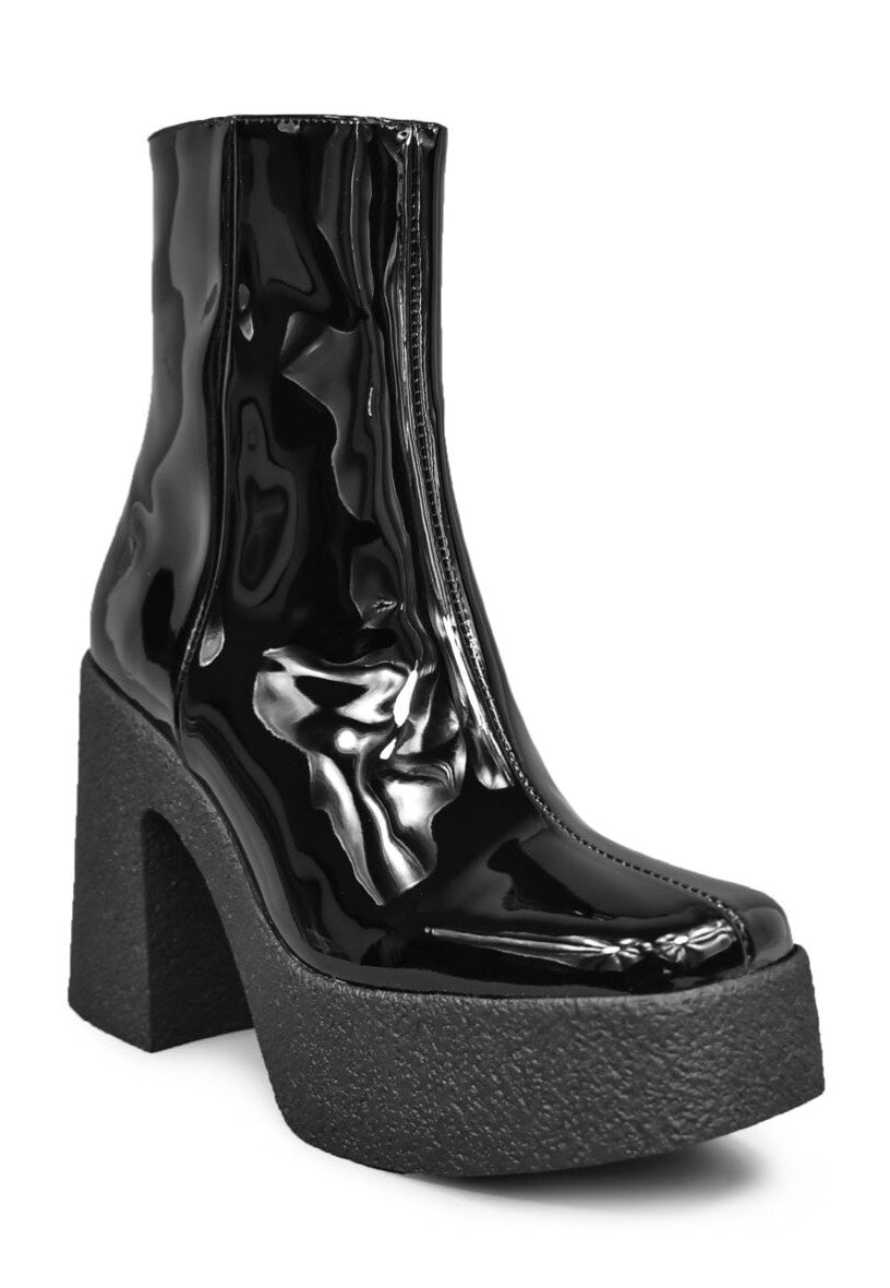 Altercore - Mazikeen Vegan Black Patent - Heels | Women-Image