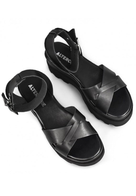 Altercore - Zoe Black - Girl Sandals | Women-Image