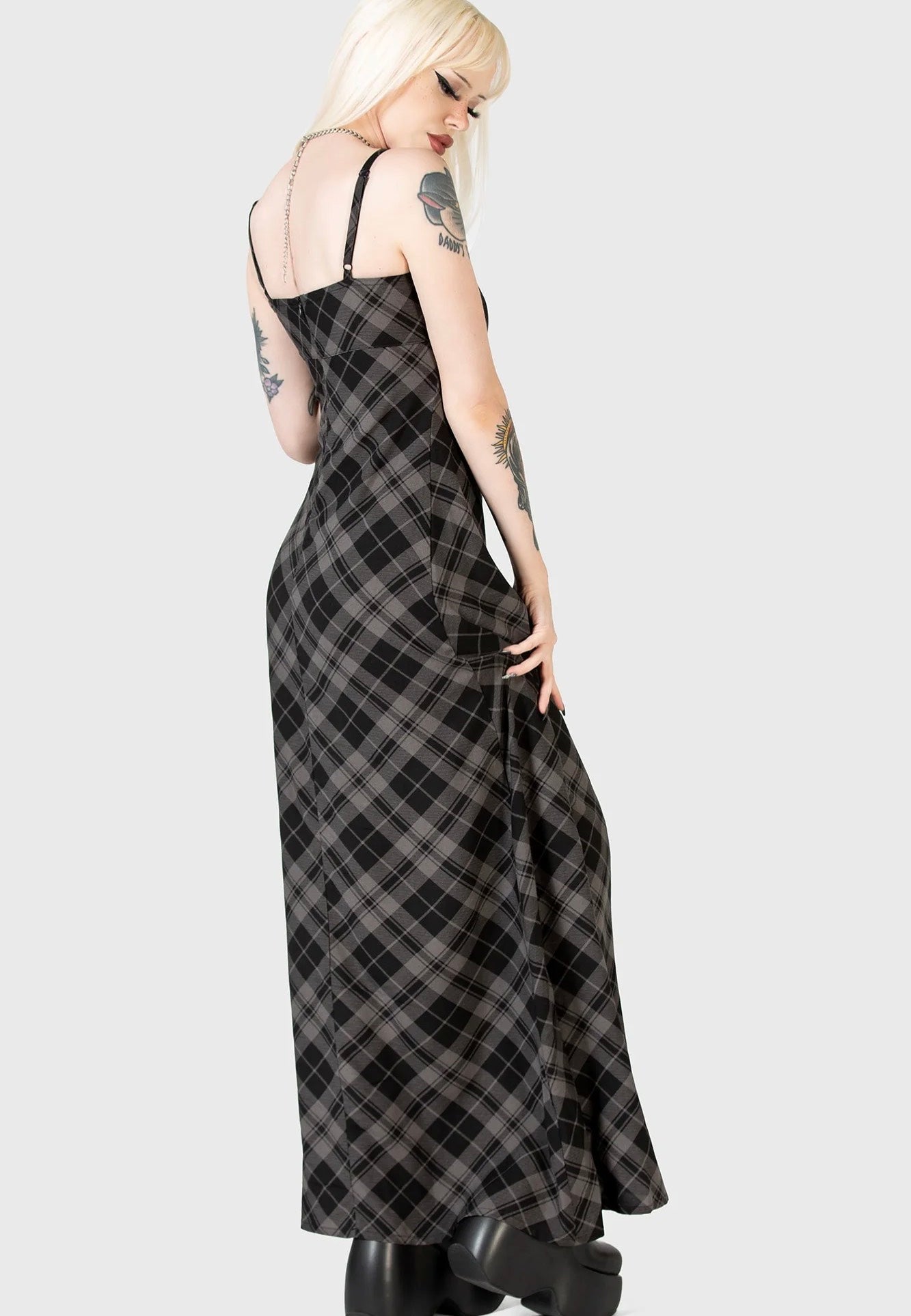 Killstar - Alwina Maxi Grey - Dress | Women-Image