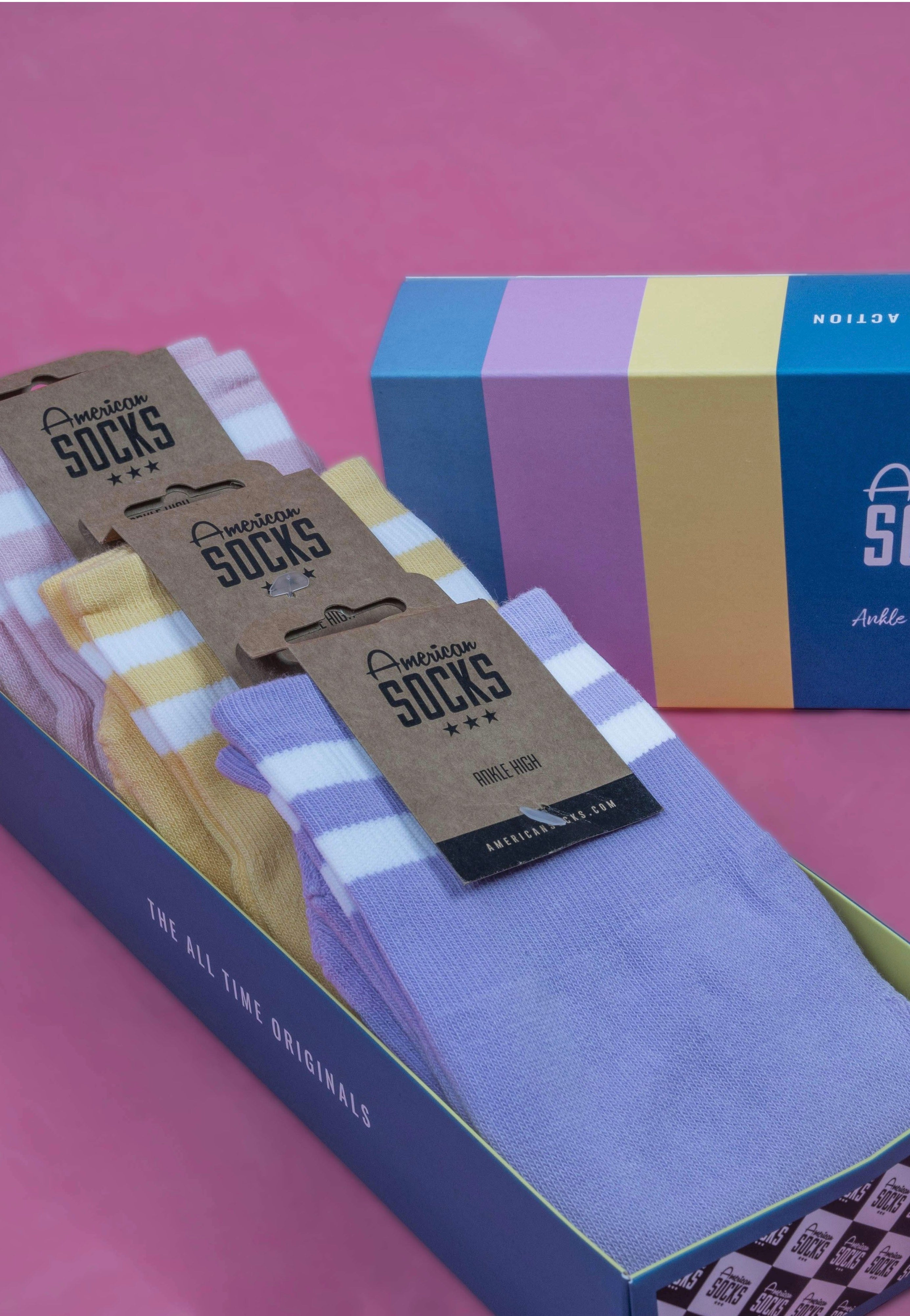 American Socks - Cotton Candy Socks - Giftbox | Neutral-Image