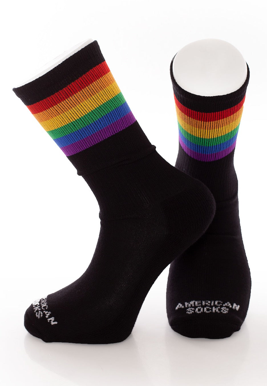 American Socks - Rainbow Pride Black - Socks | Neutral-Image