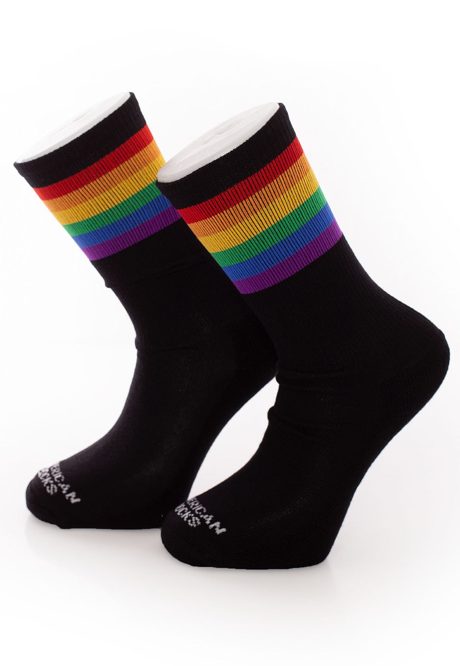 American Socks - Rainbow Pride Black - Socks | Neutral-Image