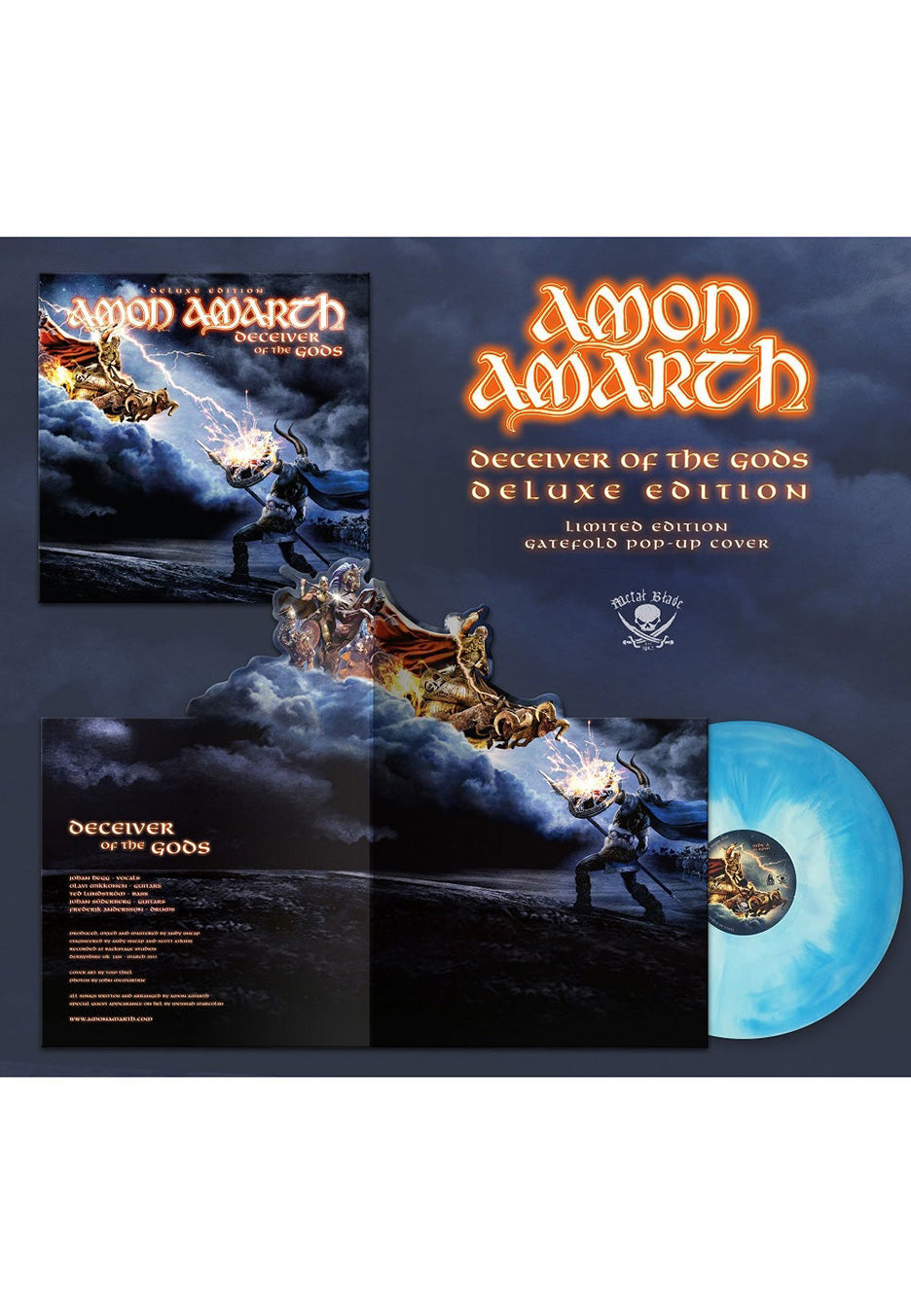 Amon Amarth - Deceiver Of The Gods Blue - Marbled Vinyl | Neutral-Image